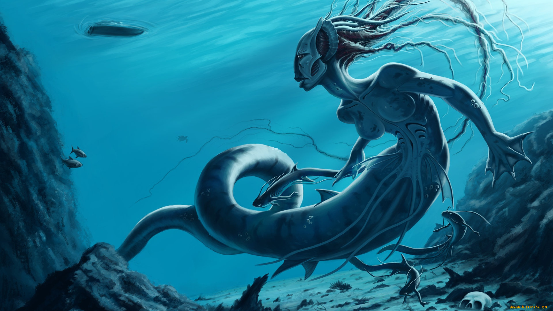 фэнтези, русалки, существо