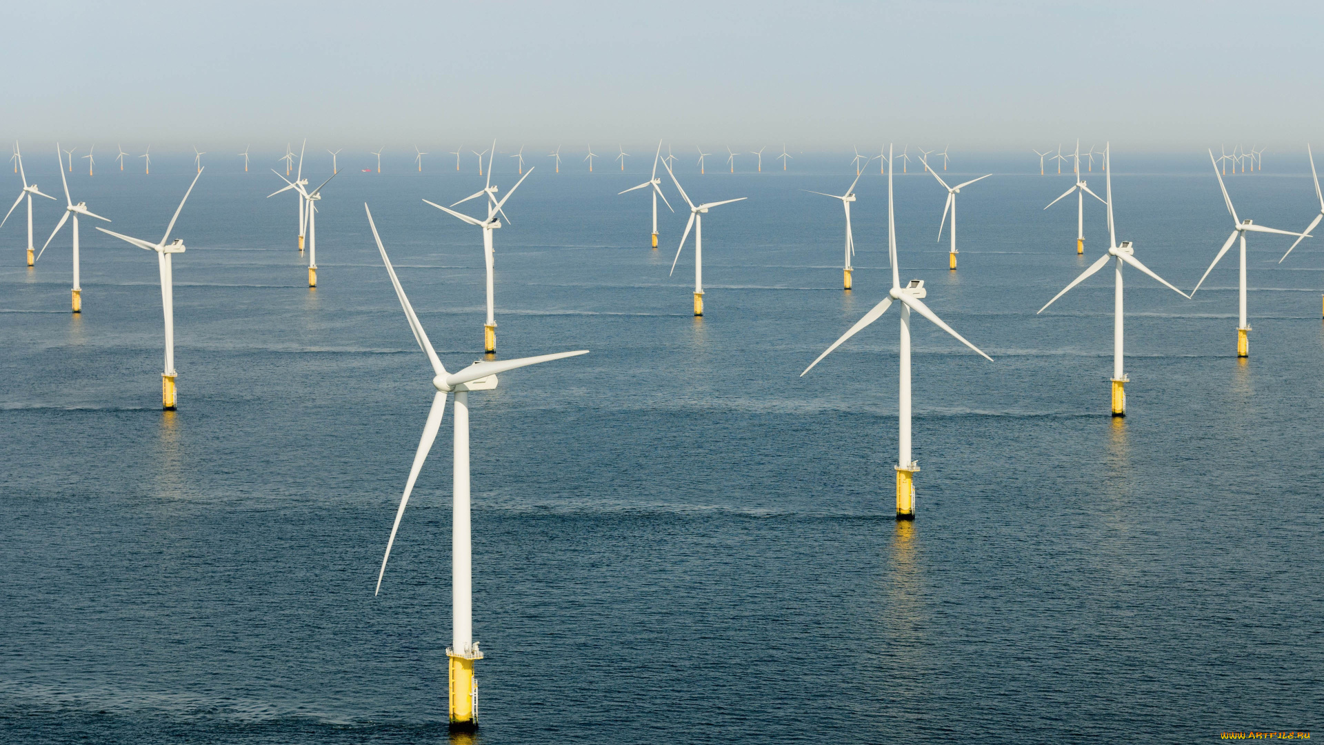 разное, ветрогенераторы, пейзаж