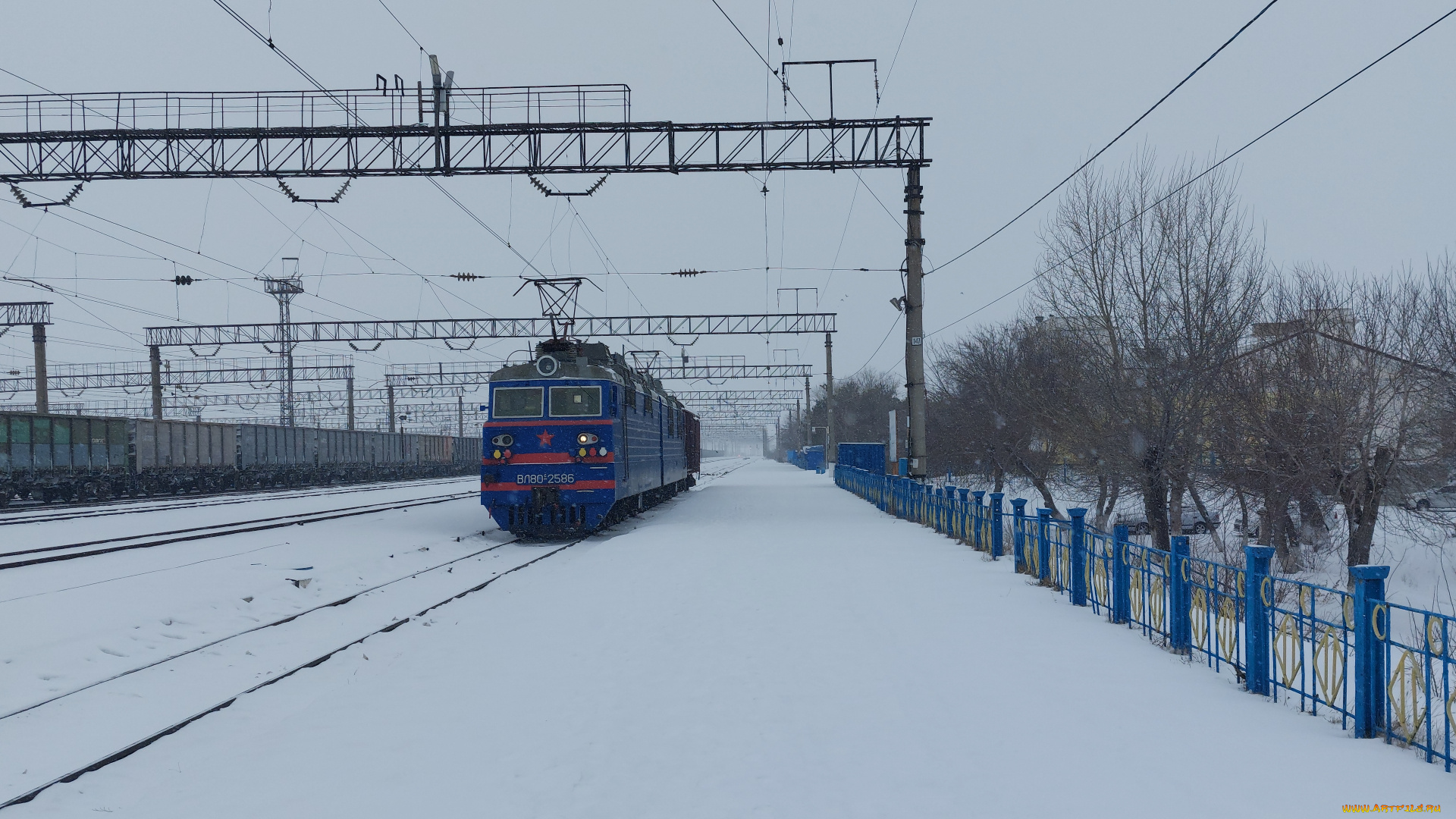 железная, дорога, техника, поезда, работа