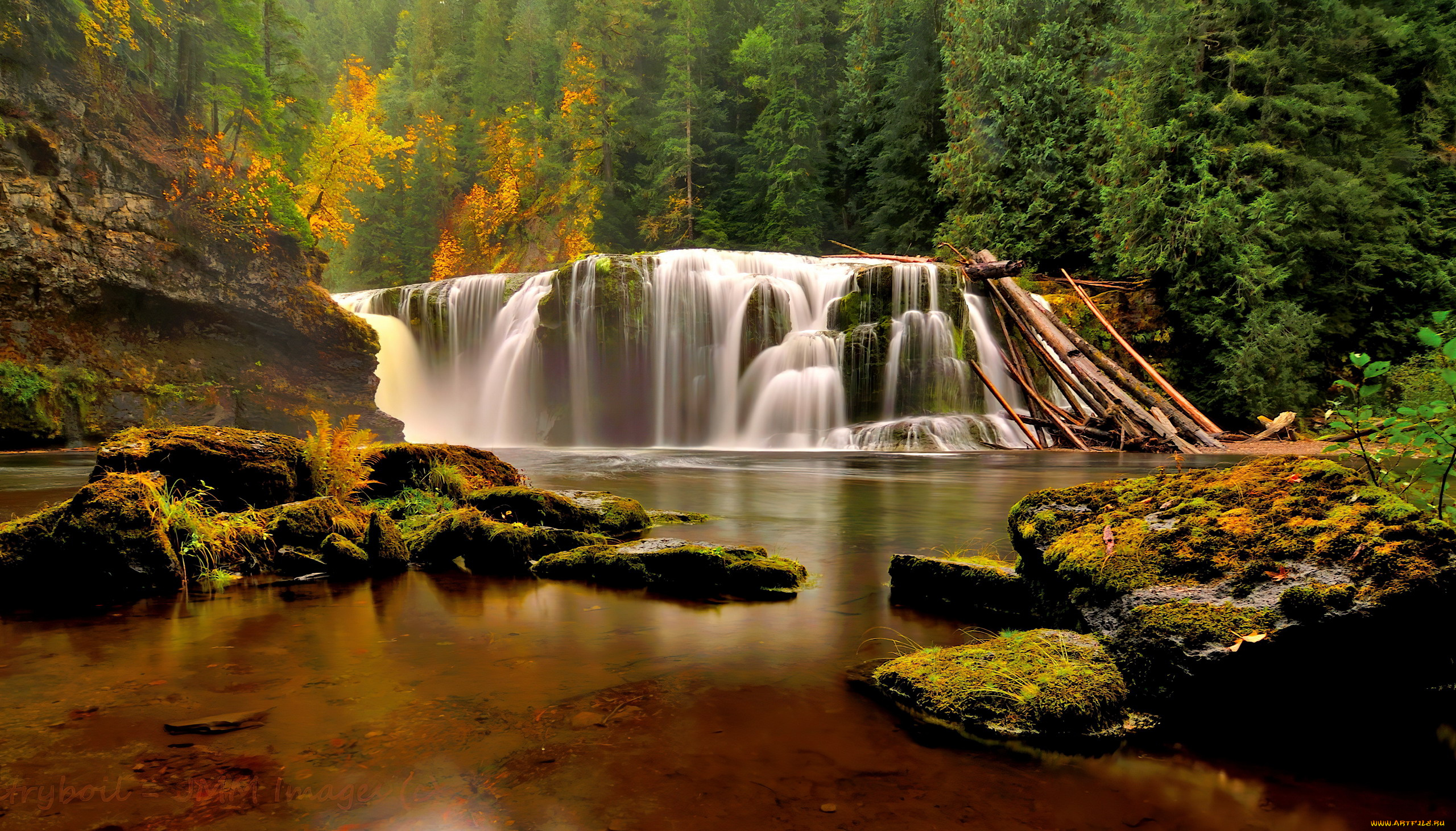 olympic, national, park, washington, природа, водопады, olympic, national, park