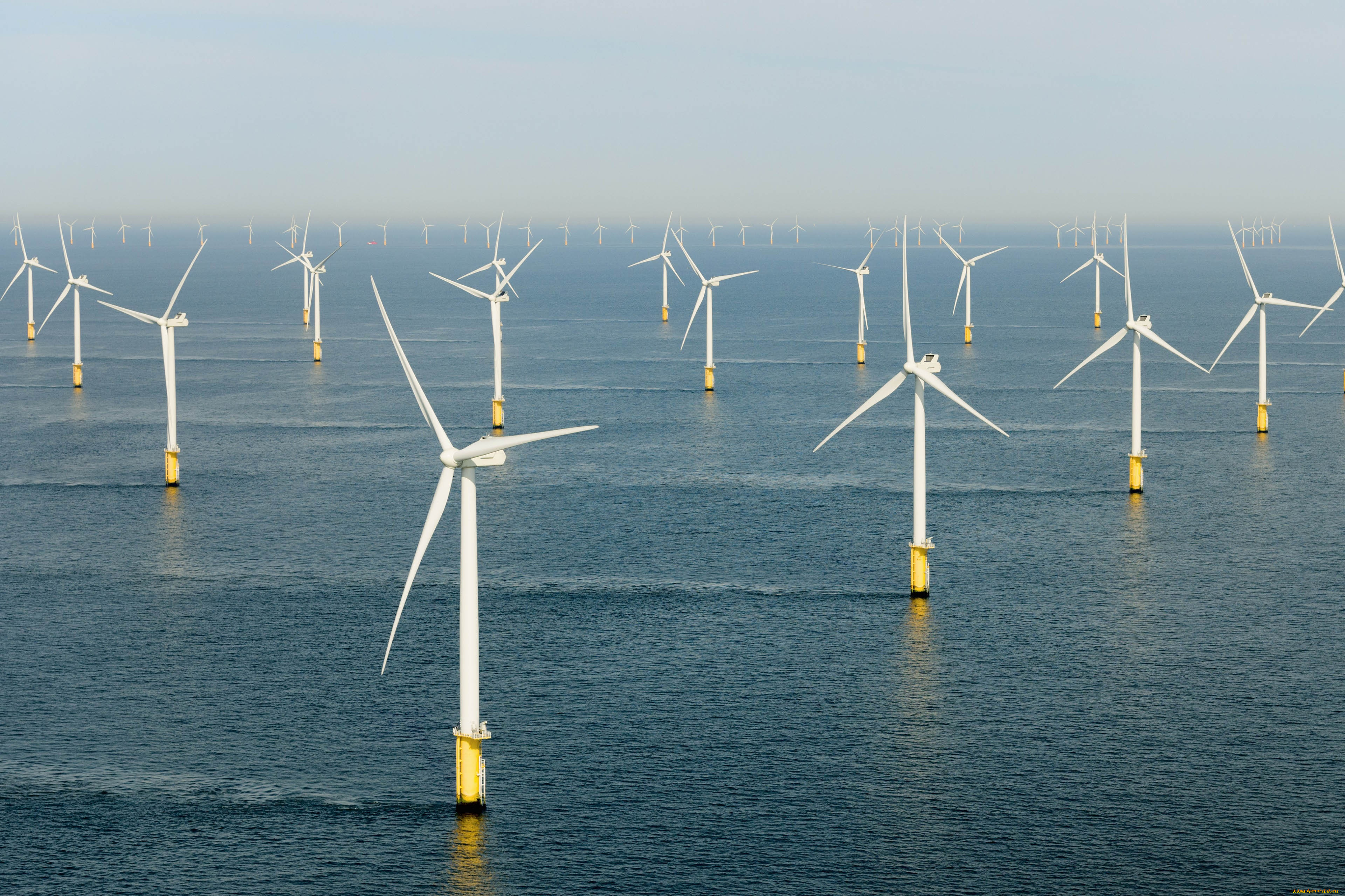 разное, ветрогенераторы, пейзаж