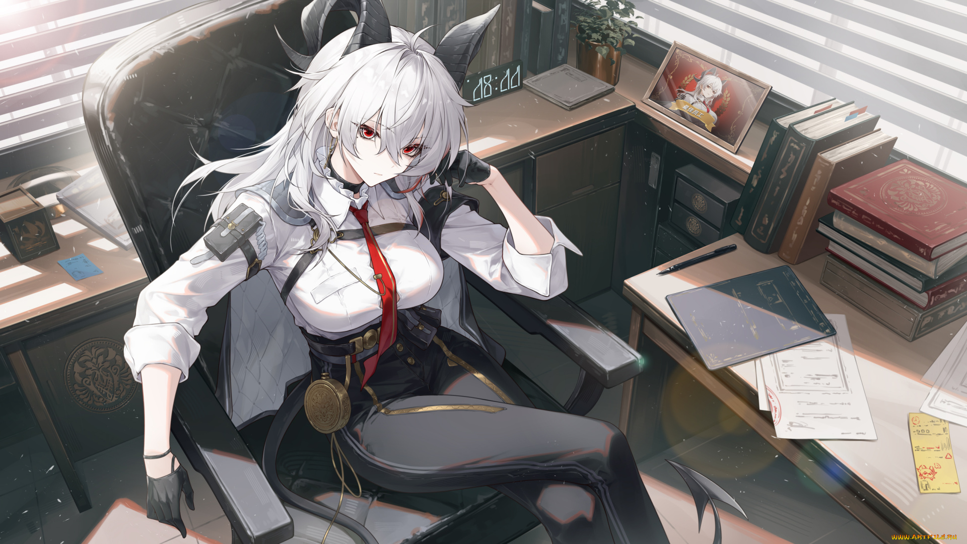 аниме, wuthering, waves, девушка