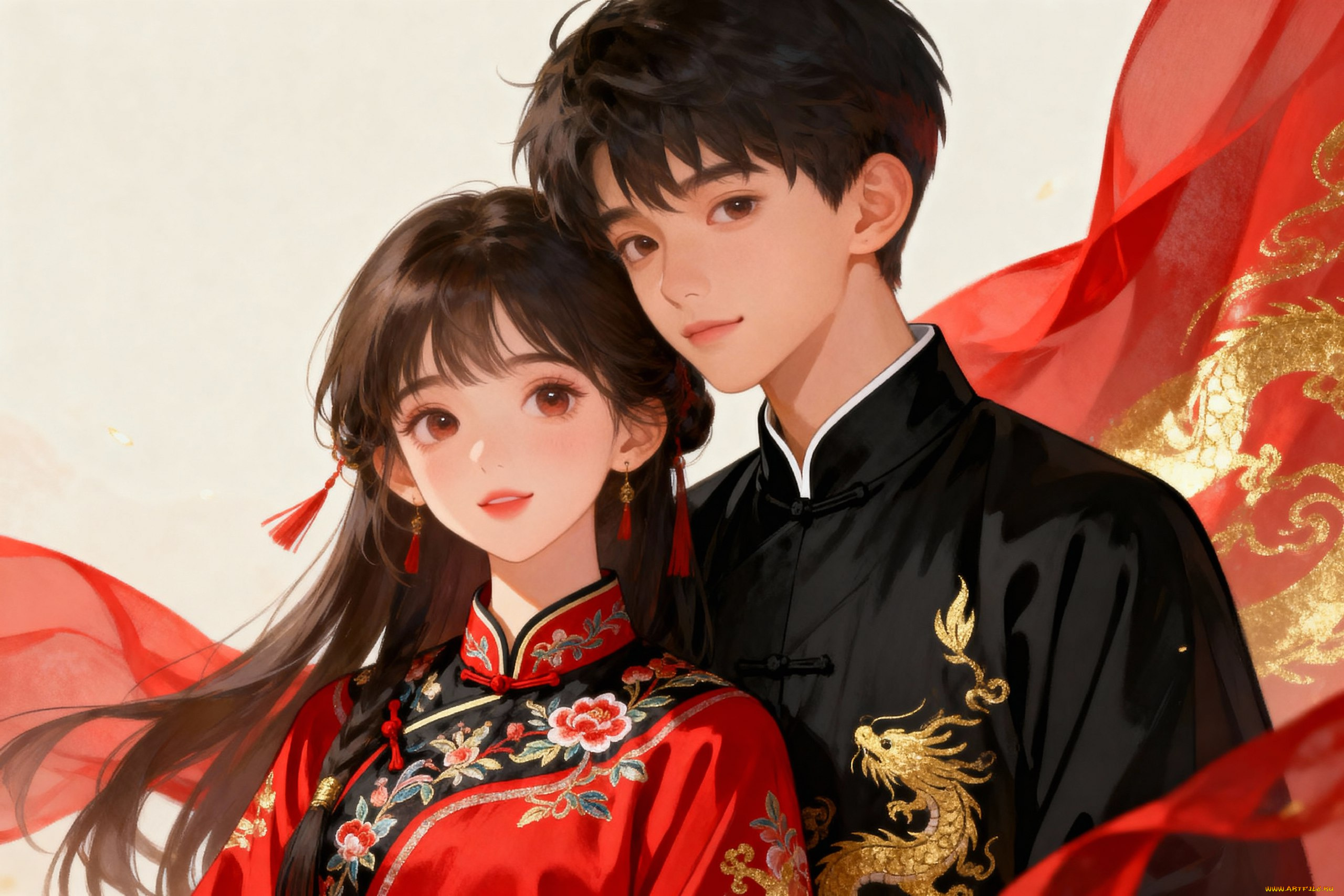 аниме, unknown, , другое, , двое, парень, девушка