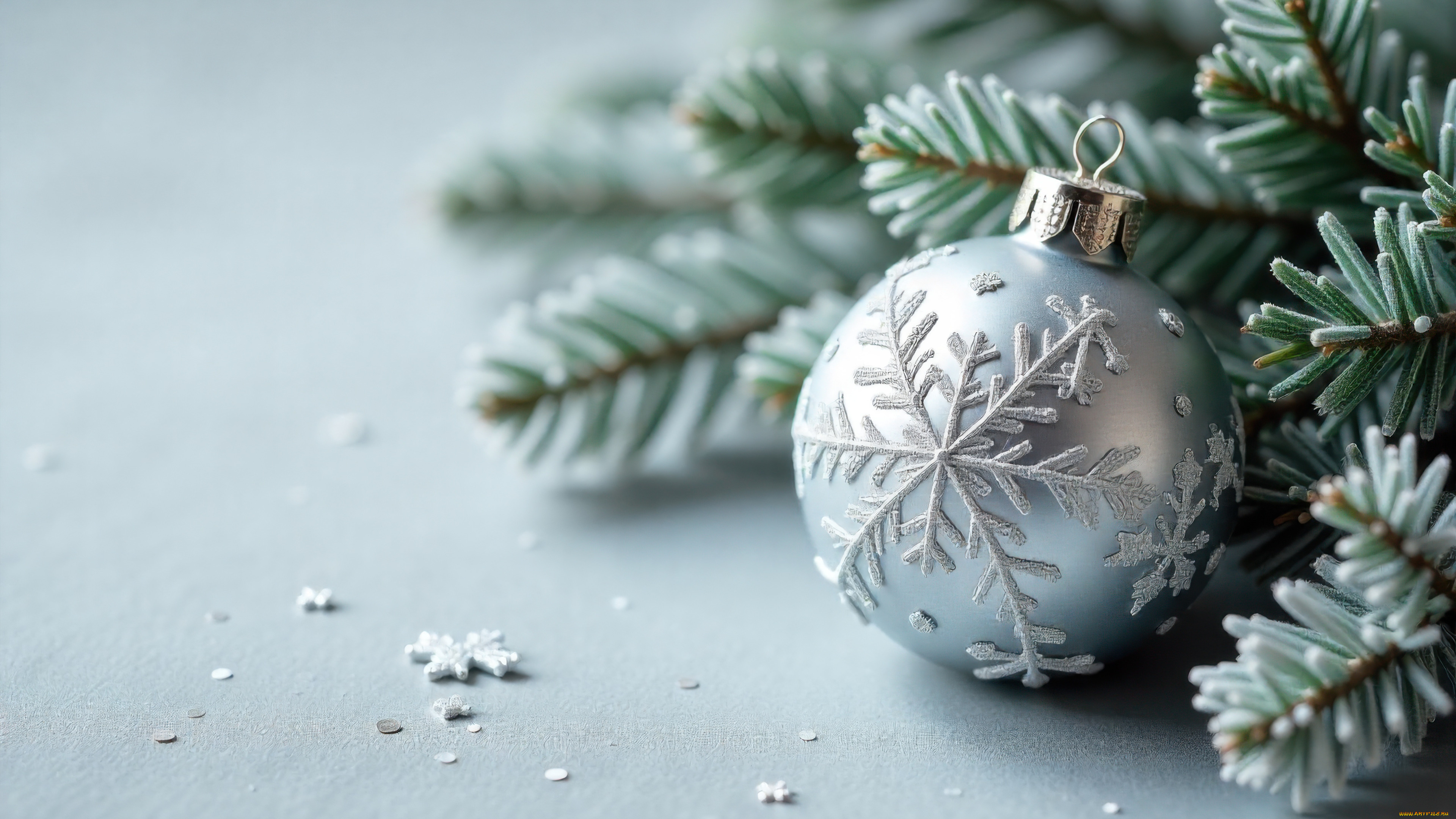 праздничные, шары, новогодняя