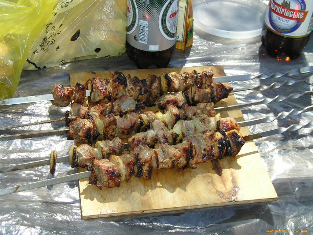 еда, шашлык, барбекю