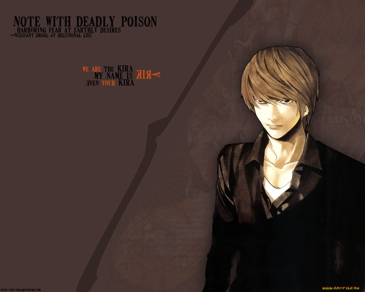 аниме, death, note