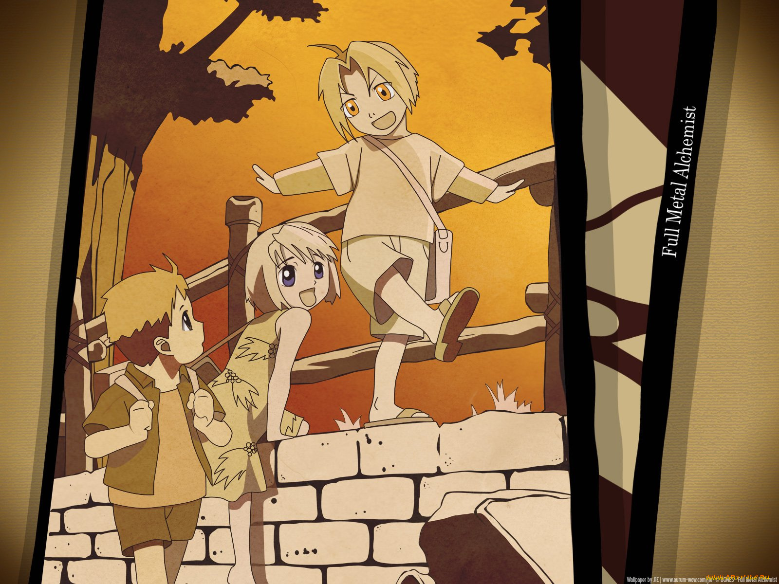 аниме, fullmetal, alchemist