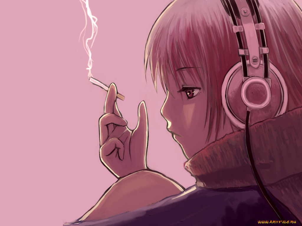 аниме, headphones, instrumental