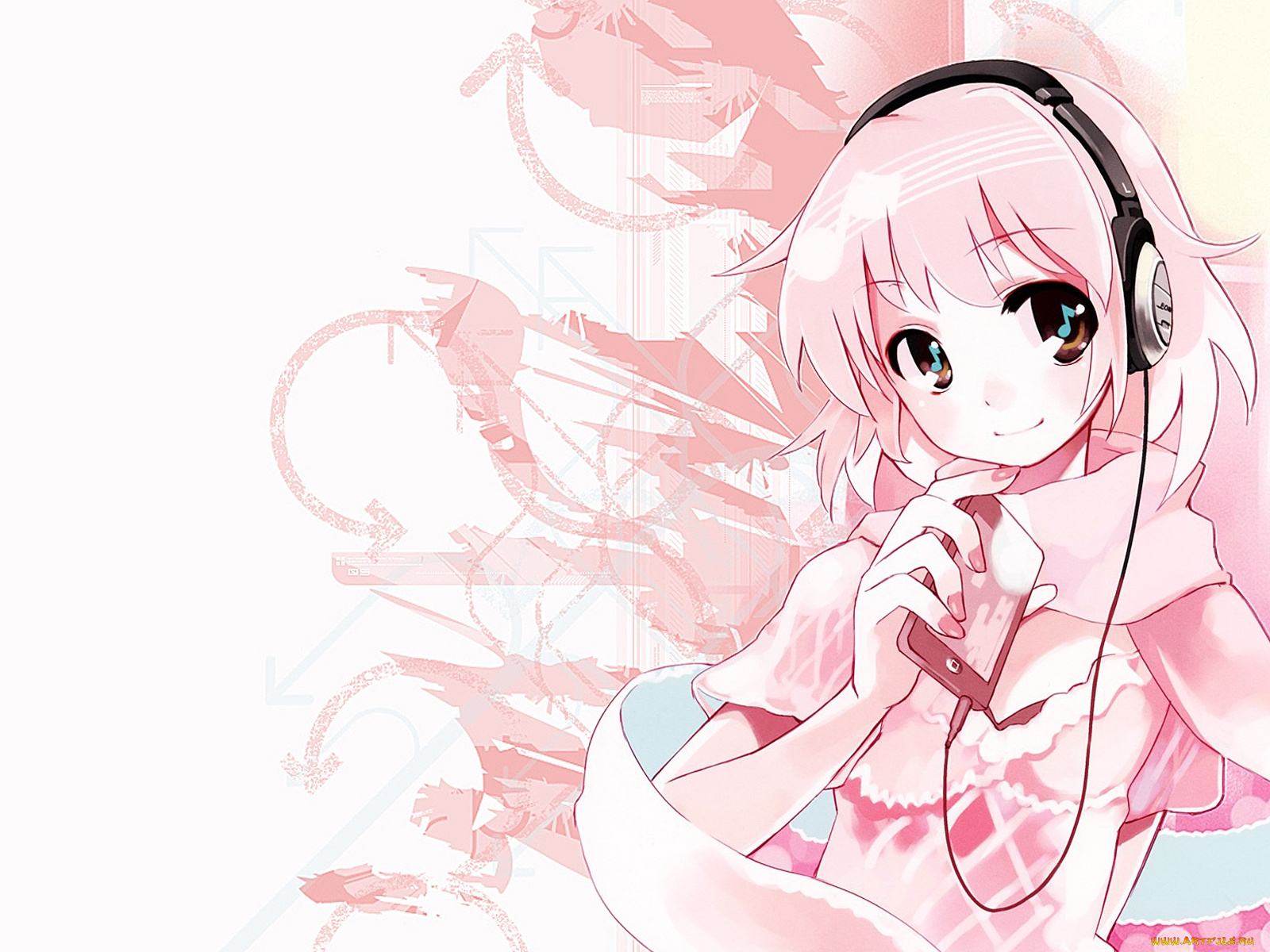 аниме, headphones, instrumental