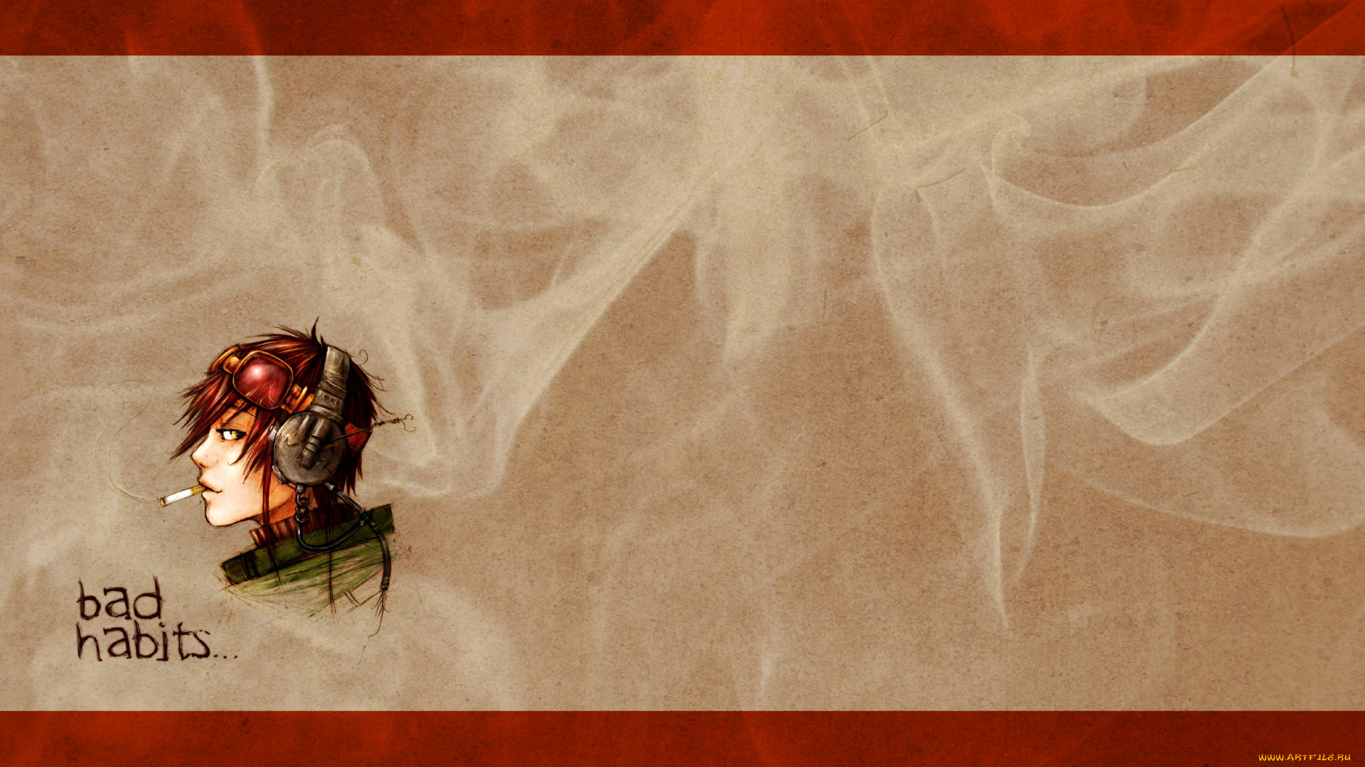 аниме, headphones, instrumental