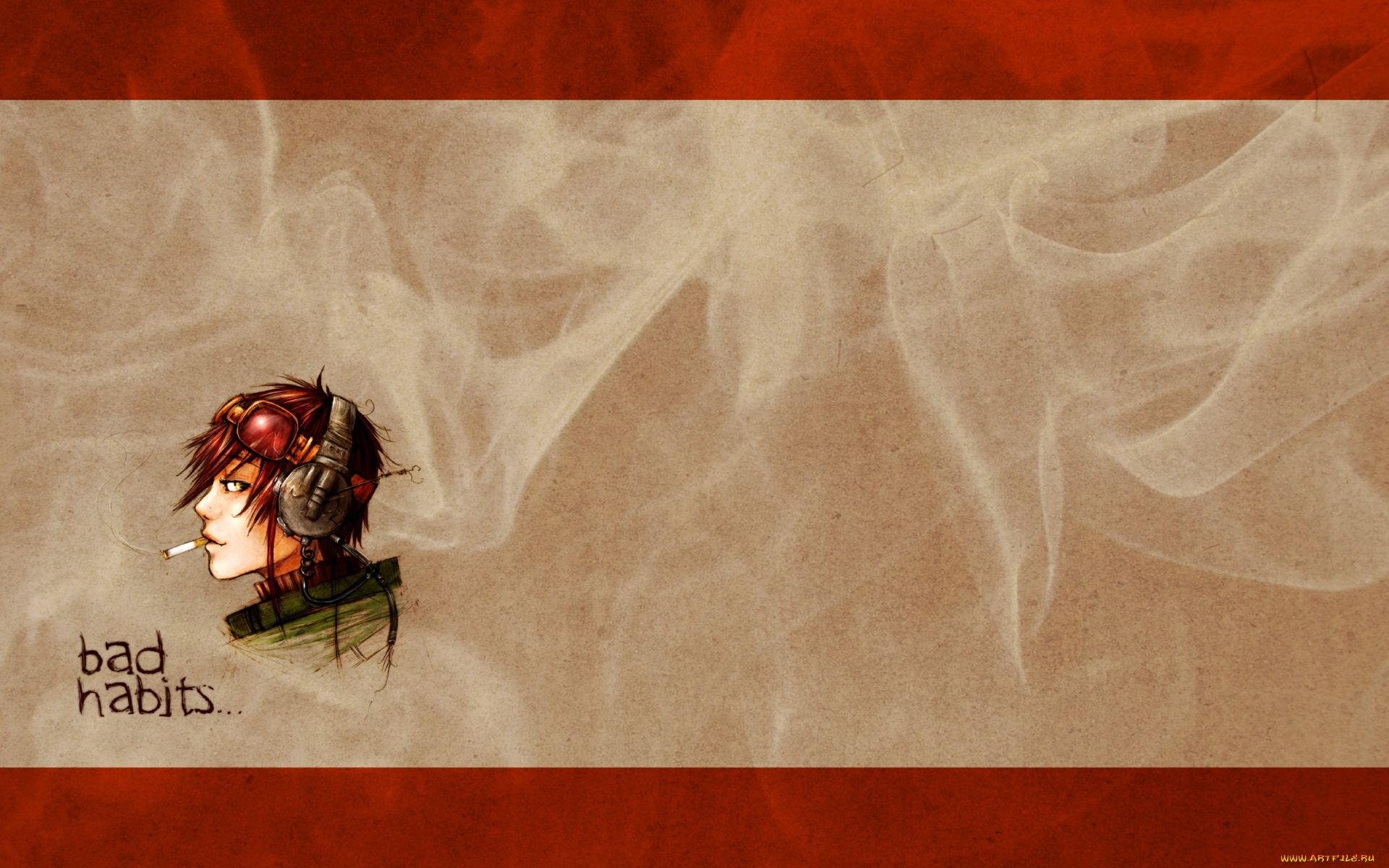 аниме, headphones, instrumental