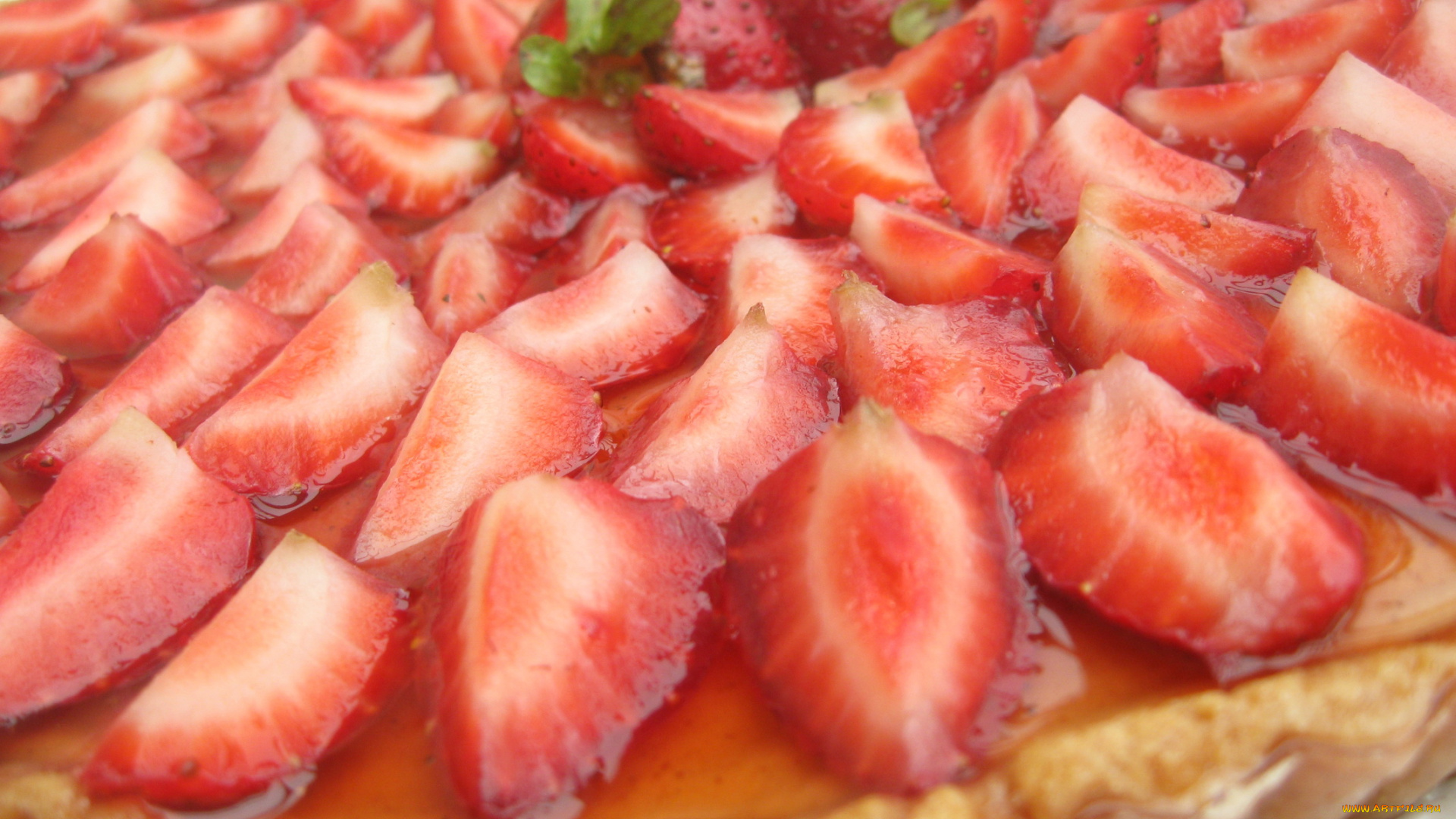 автор, varvarra, еда, пироги, клубника, пирог