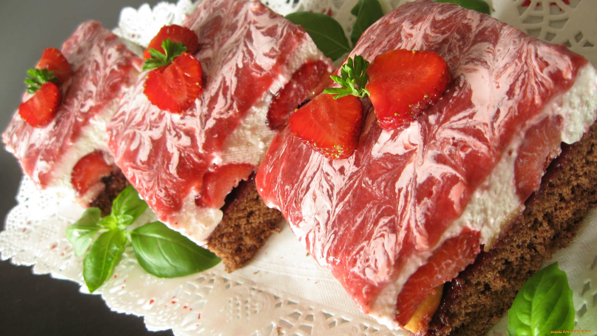 автор, varvarra, еда, пирожные, кексы, печенье, зелень, клубника