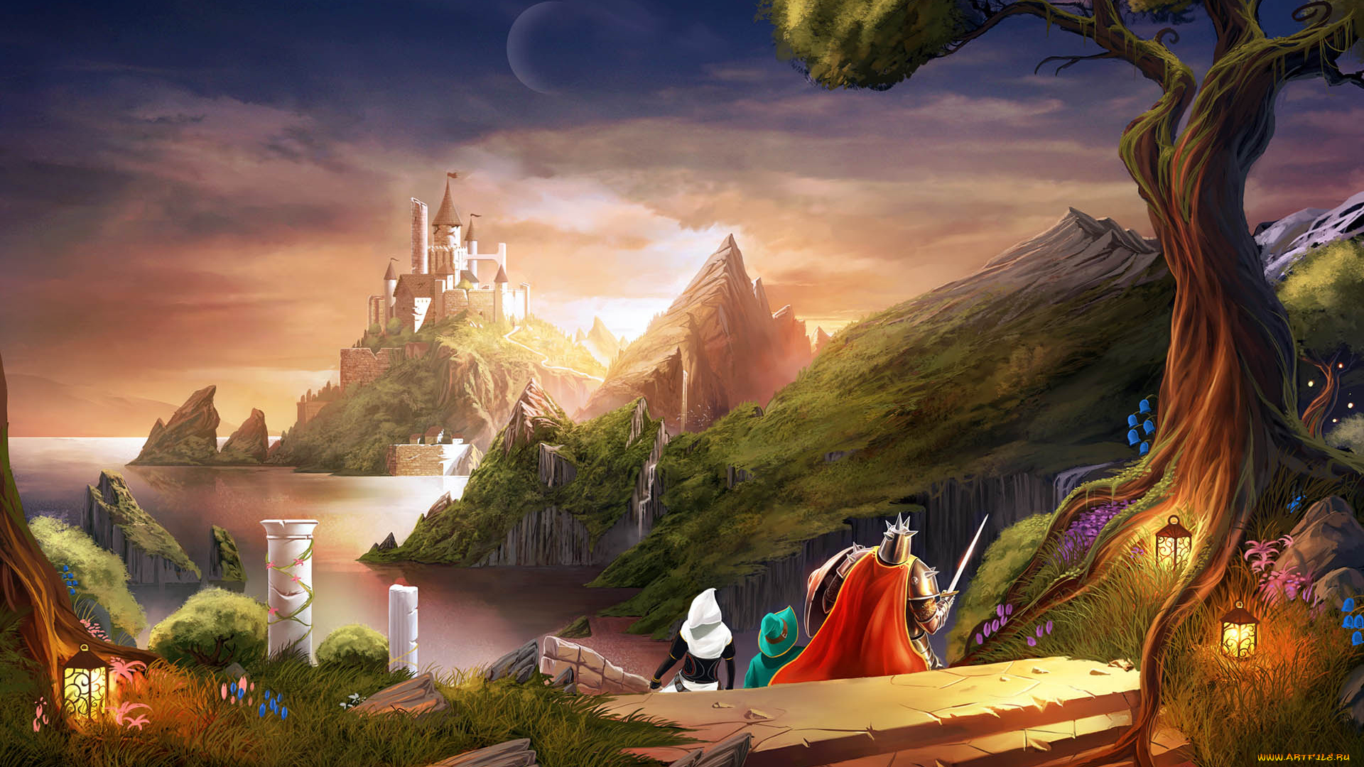 trine, видео, игры, замок