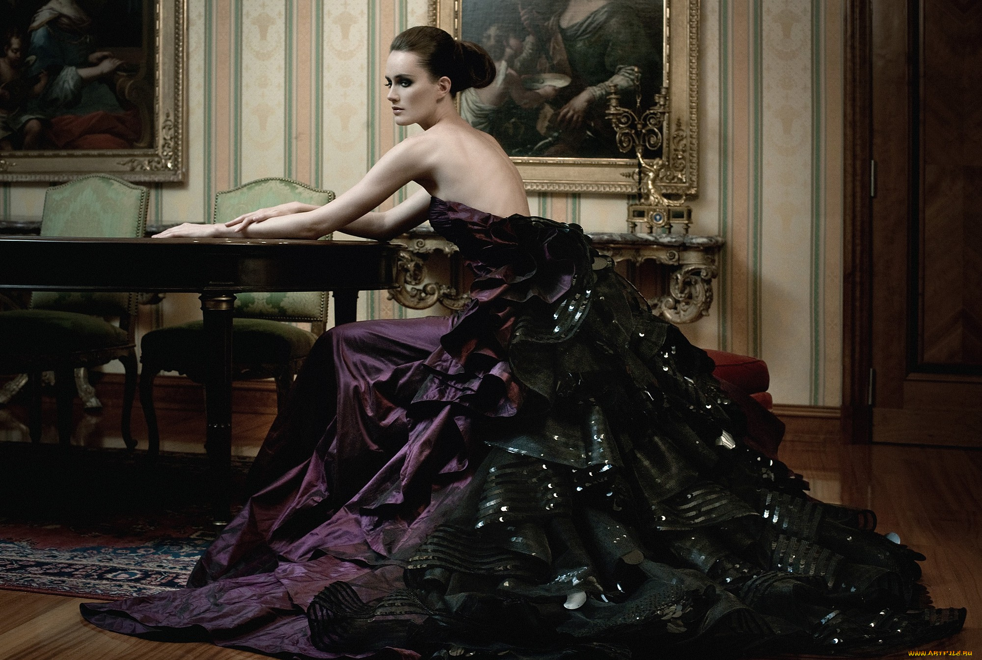 _Unsort, -НЕ, ВЫБИРАТЬ, , , девушки, , не, выбирать, винтаж, спина, платье, картины