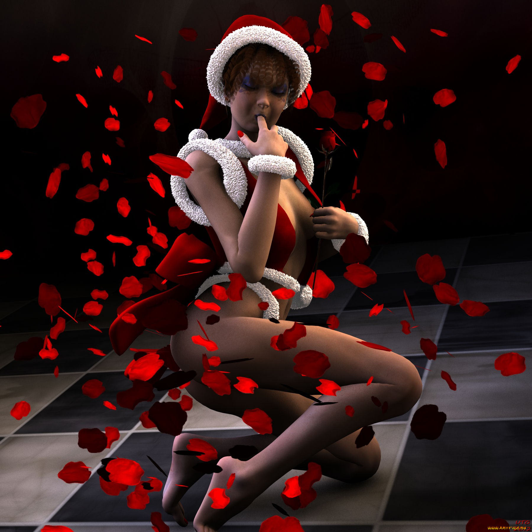 3д, графика, people, люди, christmas, tease