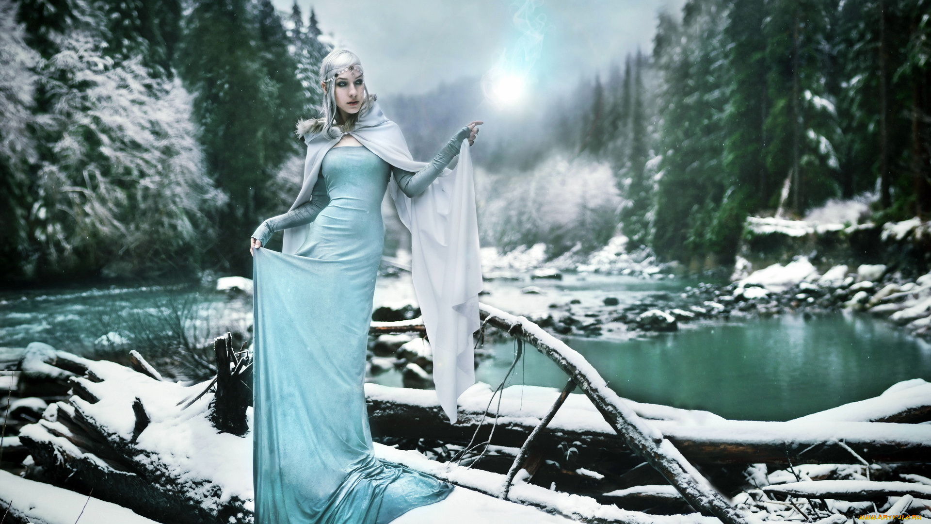 -Unsort, Креатив, девушки, unsort, креатив, река, зима