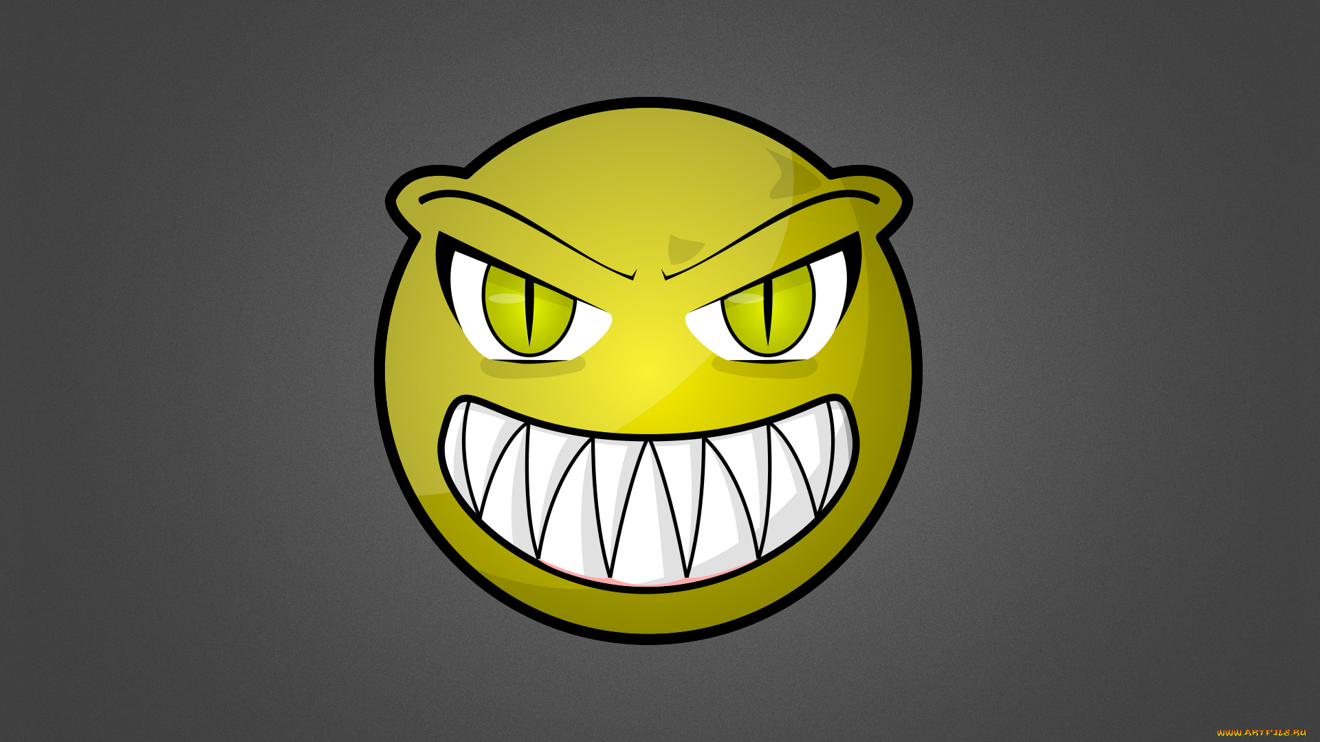 angry, smile, векторная, графика