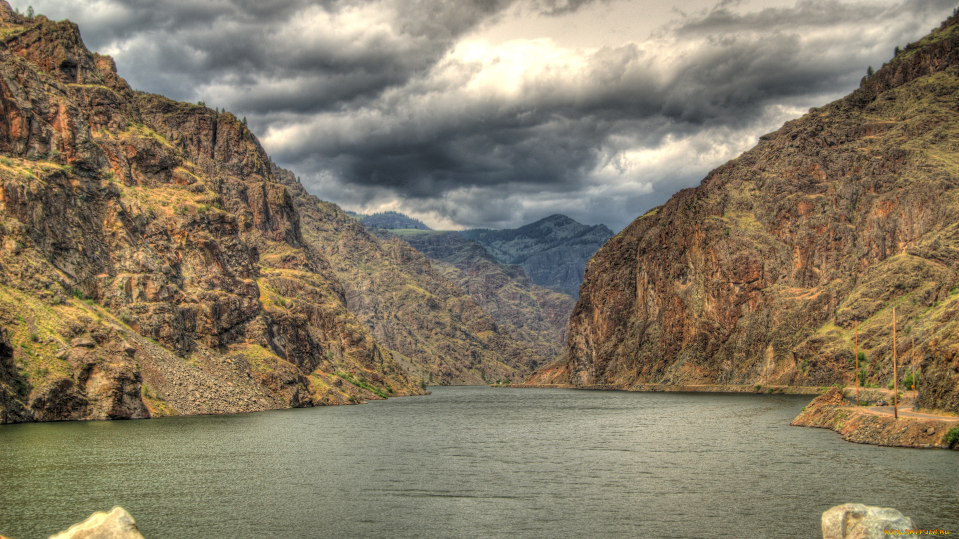 hells, canyon, реки, снейк, сша, природа, озера, горы, река, каньон