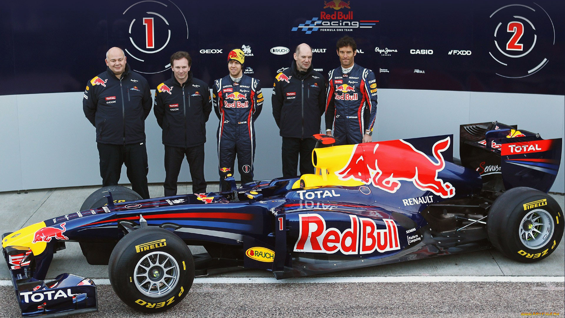 sebastian, vettel, and, mark, webber, спорт, формула, 1, чемпионат, болид, команда