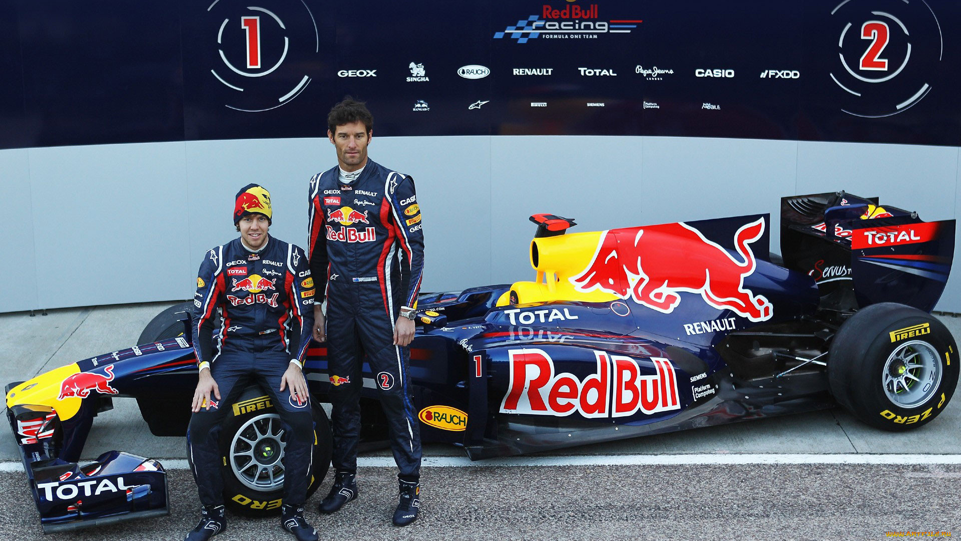 sebastian, vettel, and, mark, webber, спорт, формула, болид, чемпионат, 1, пилоты