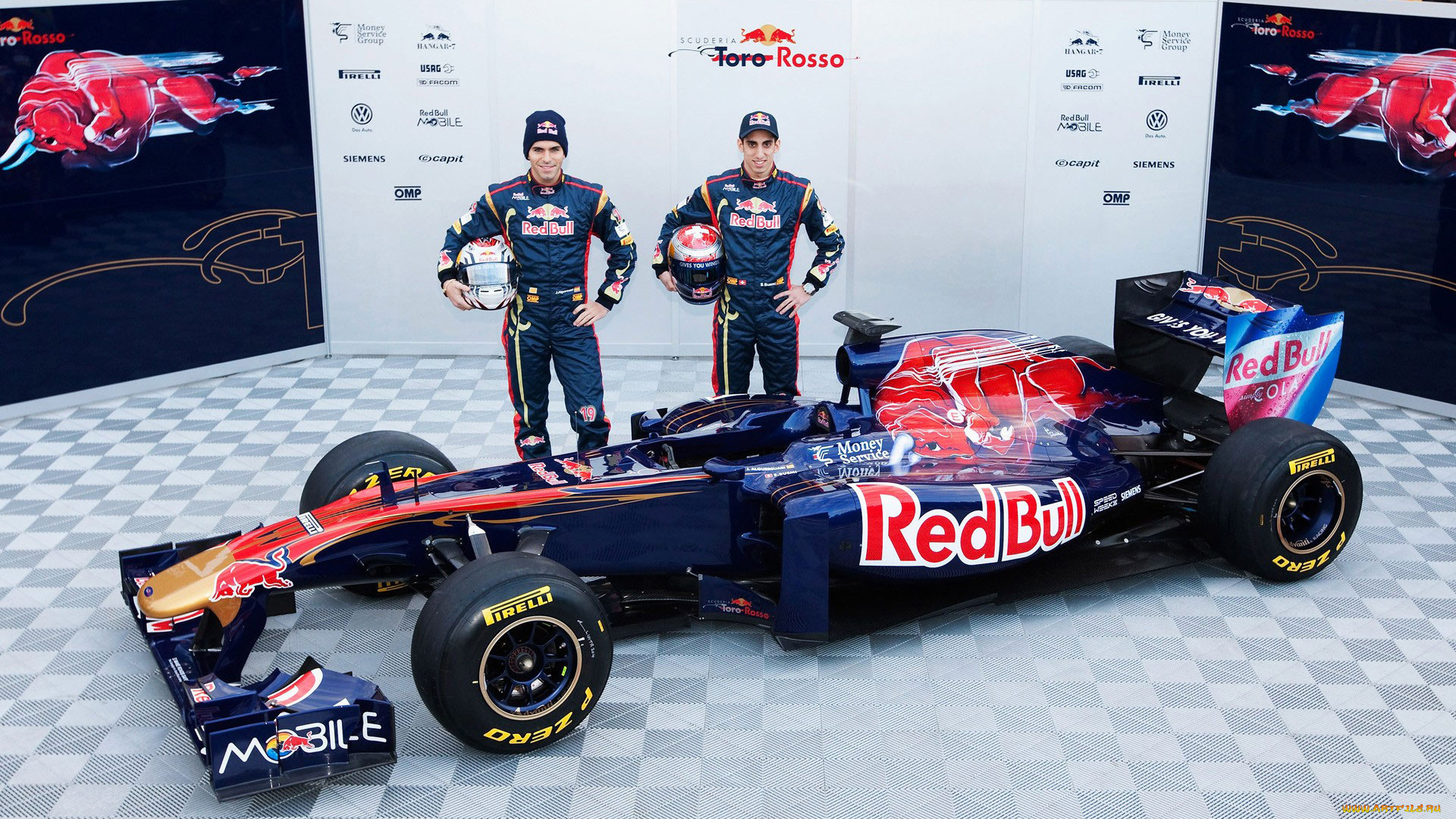 sebastien, buemi, and, jaime, alguersuari, спорт, формула, чемпионат, болид, пилоты, 1