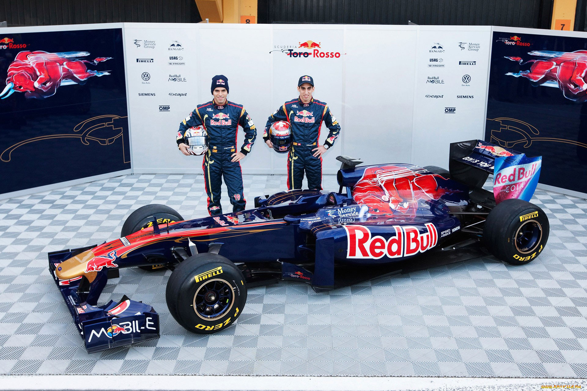 sebastien, buemi, and, jaime, alguersuari, спорт, формула, чемпионат, болид, пилоты, 1