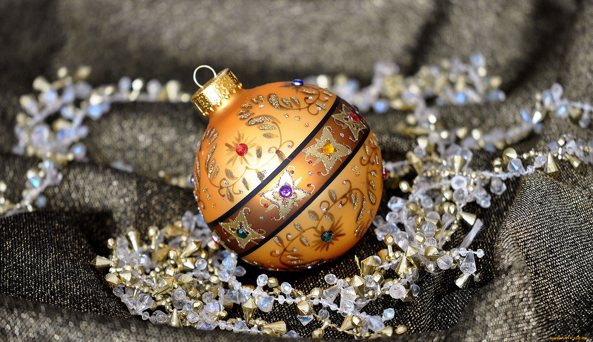 праздничные, шарики, золотой