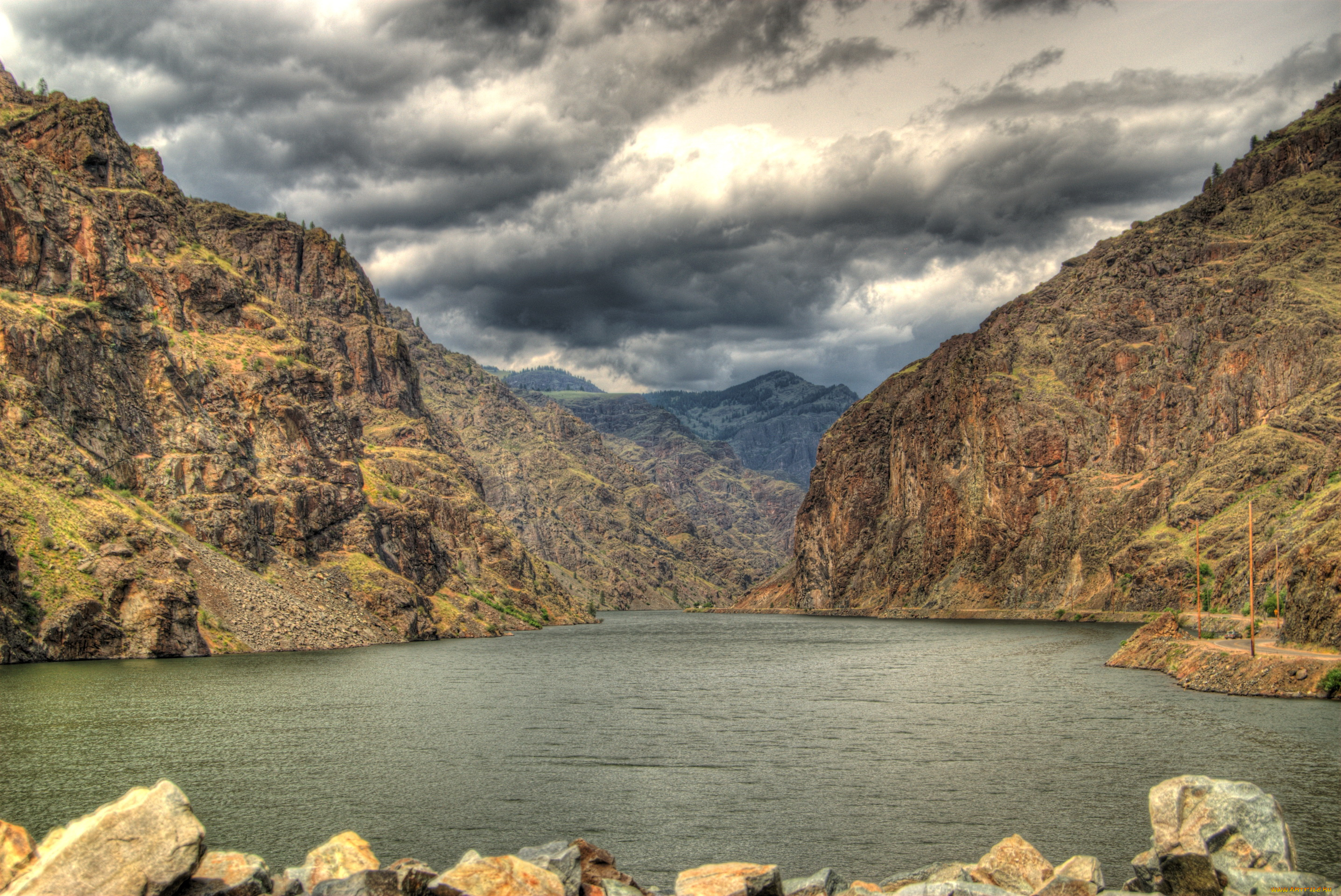 hells, canyon, реки, снейк, сша, природа, озера, горы, река, каньон