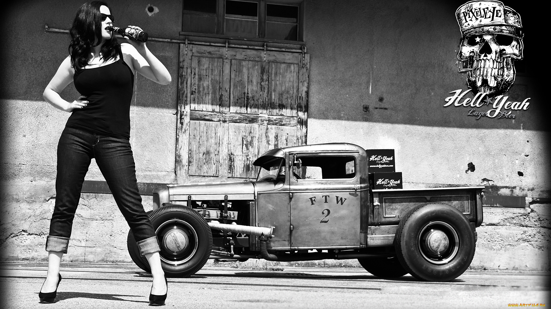 автомобили, авто, с, девушками, pickup, girl