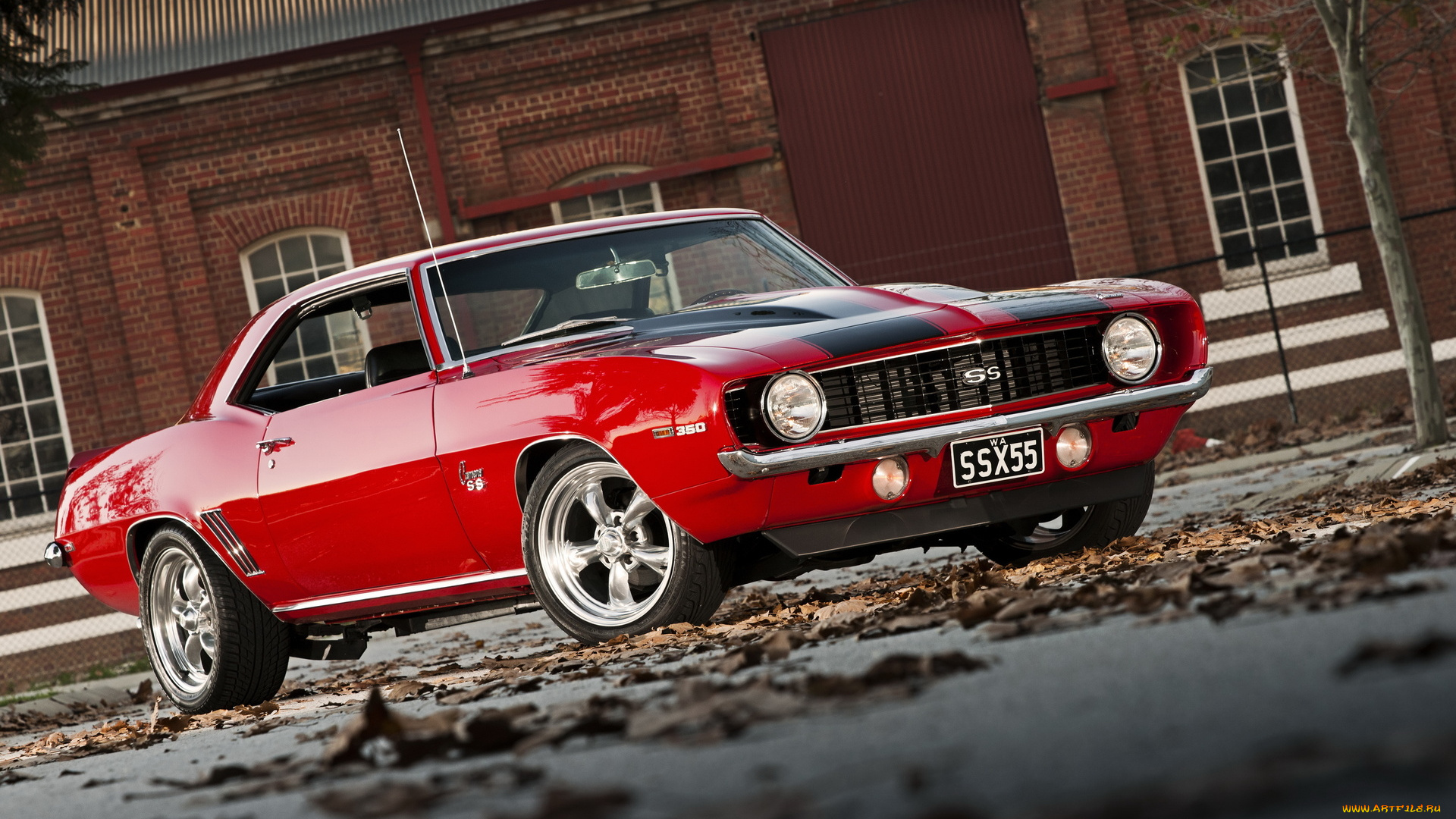 автомобили, camaro, red