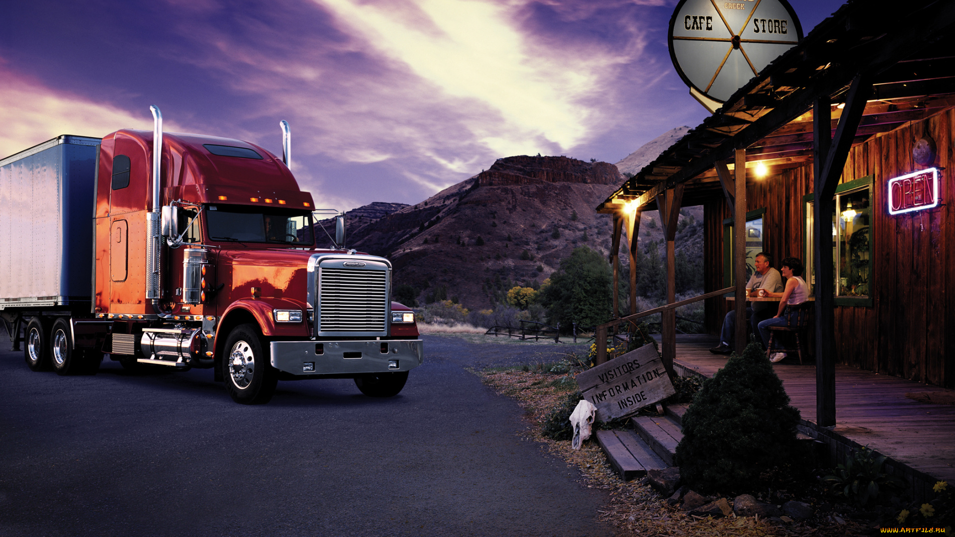 автомобили, freightliner, truck