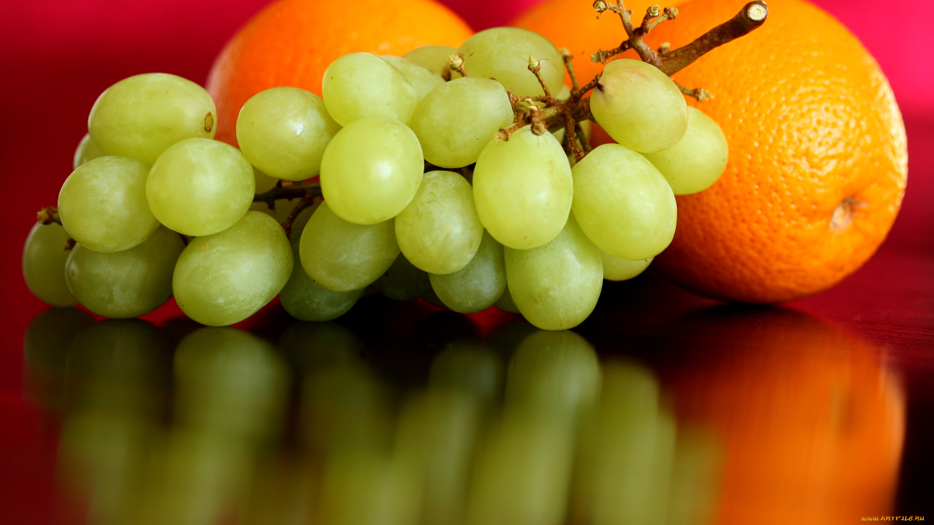 еда, фрукты, , ягоды, виноград, апельсины