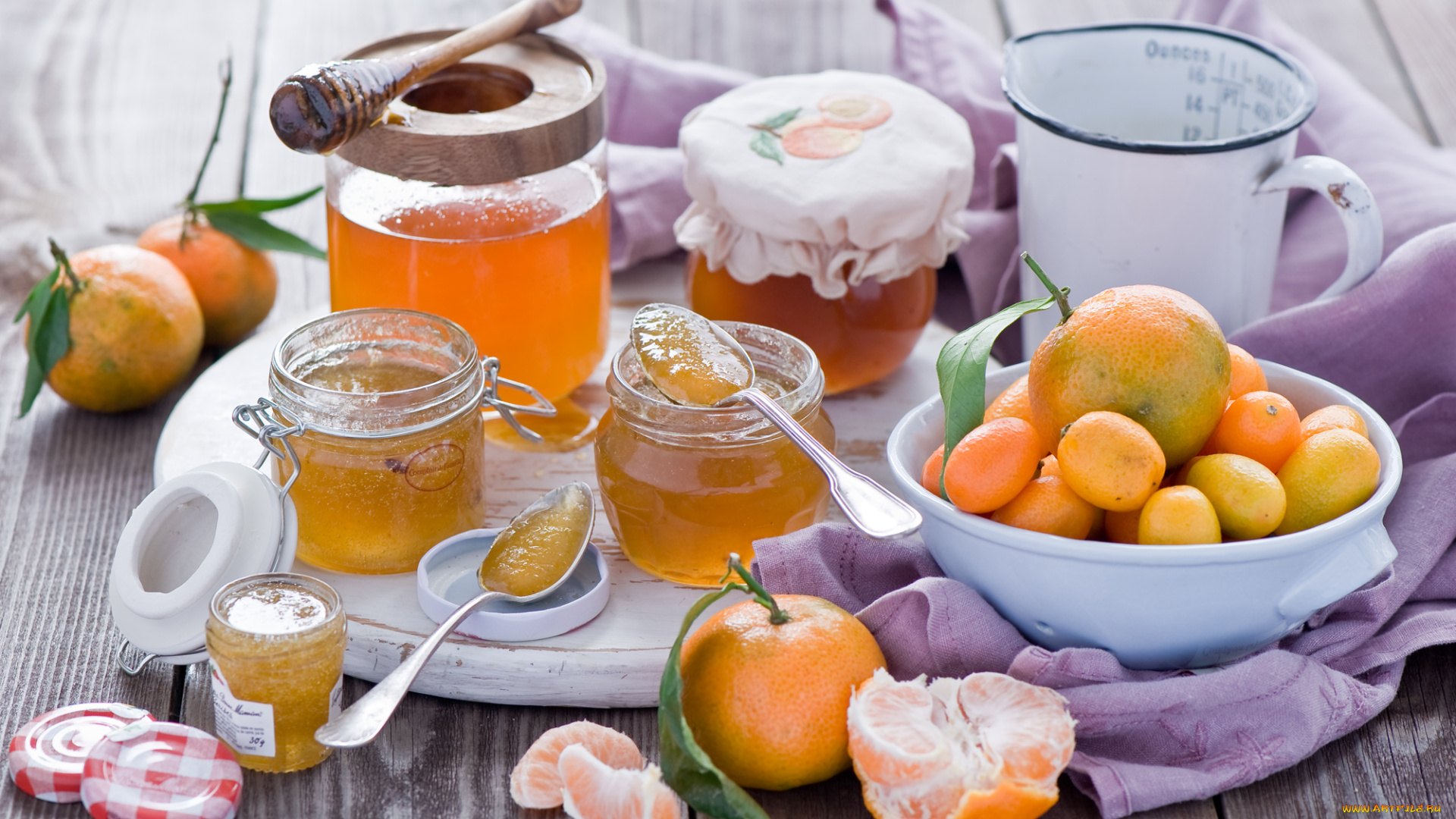еда, разное, мандарины, джем, цитрусы, натюрморт, баночки, кумкваты