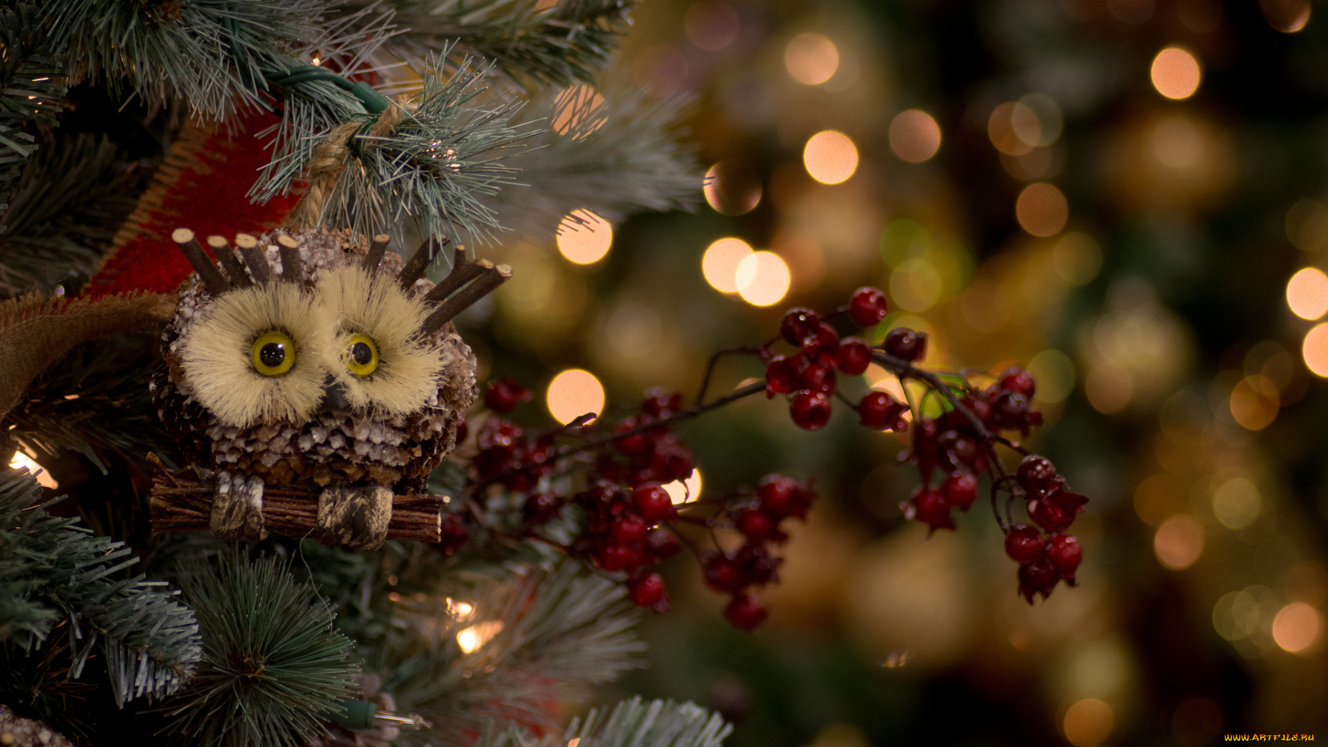 праздничные, фигурки, совенок