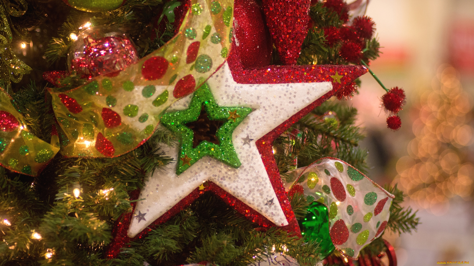 праздничные, украшения, звезда