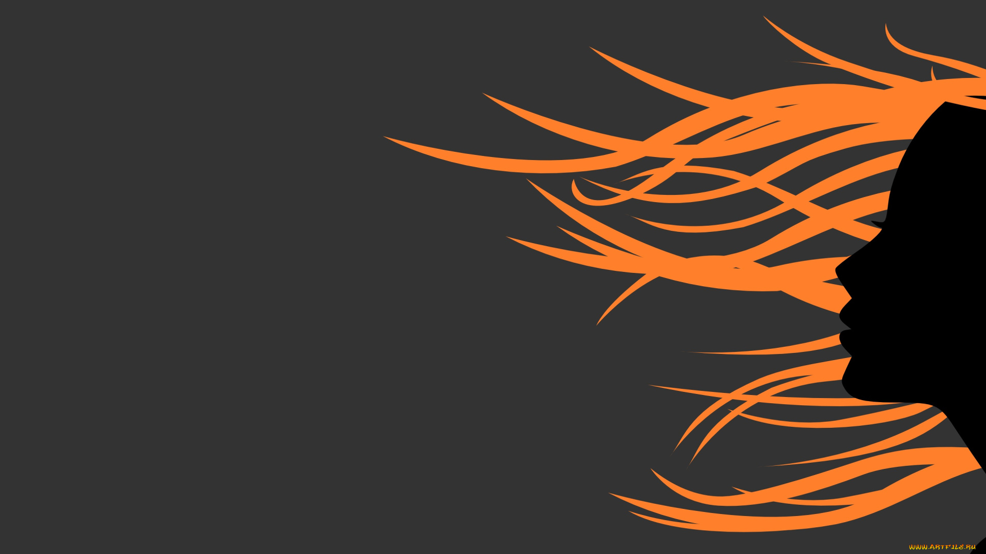 рисованные, минимализм, силуэт, лицо