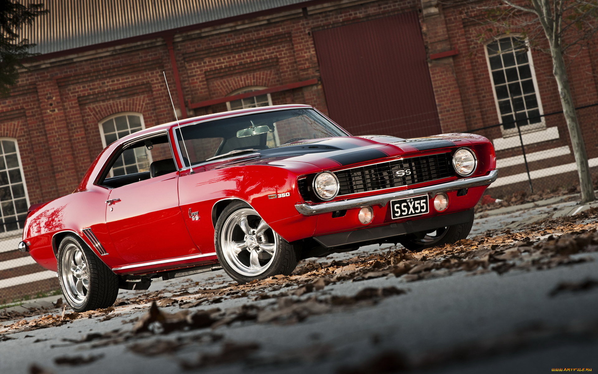 автомобили, camaro, red