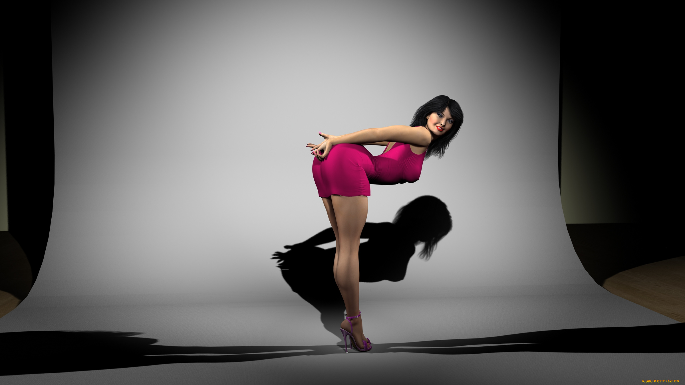 3д, графика, people, , люди, взгляд, девушка