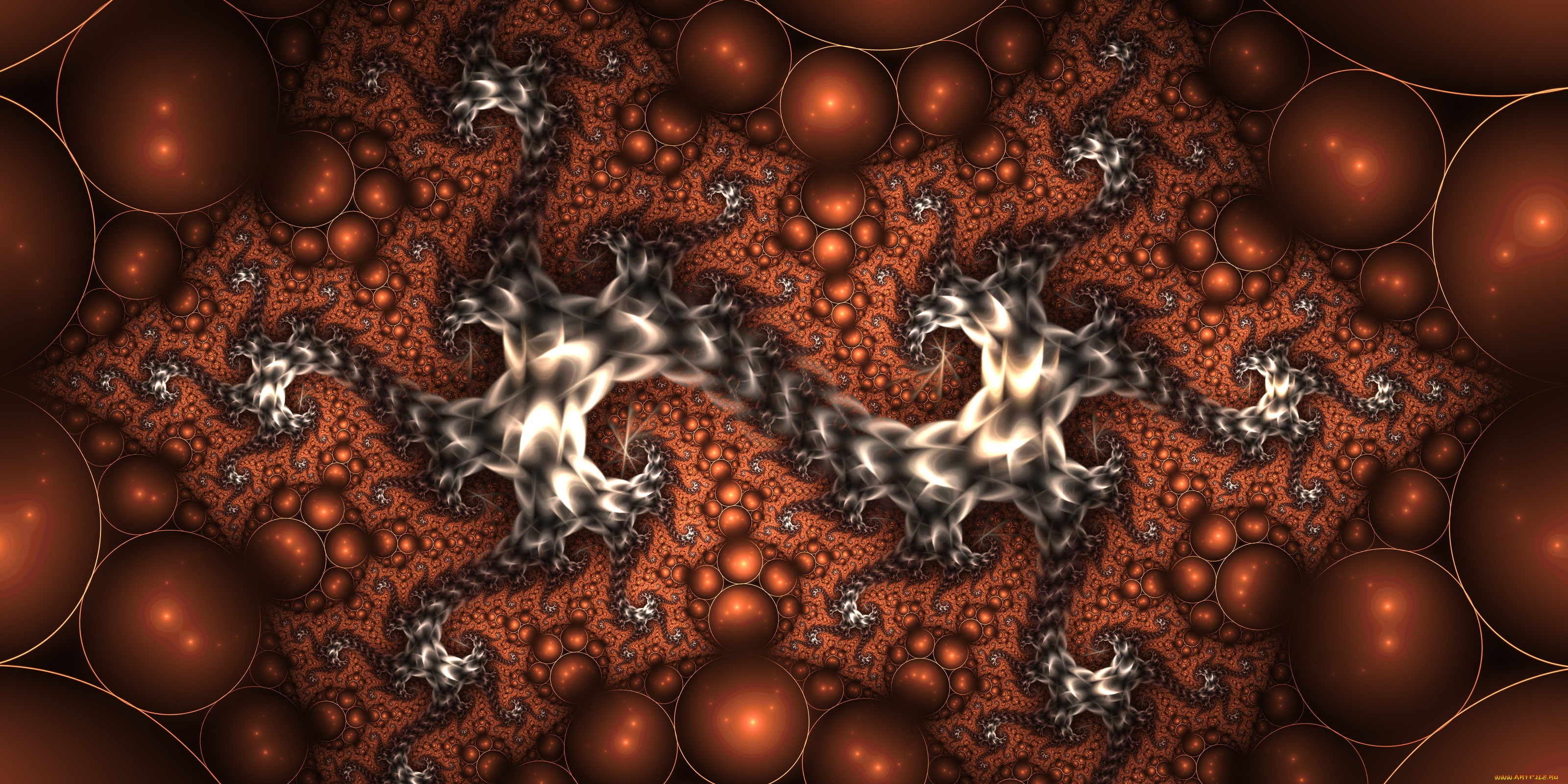 3д, графика, fractal, , фракталы, цвета, узор, фон