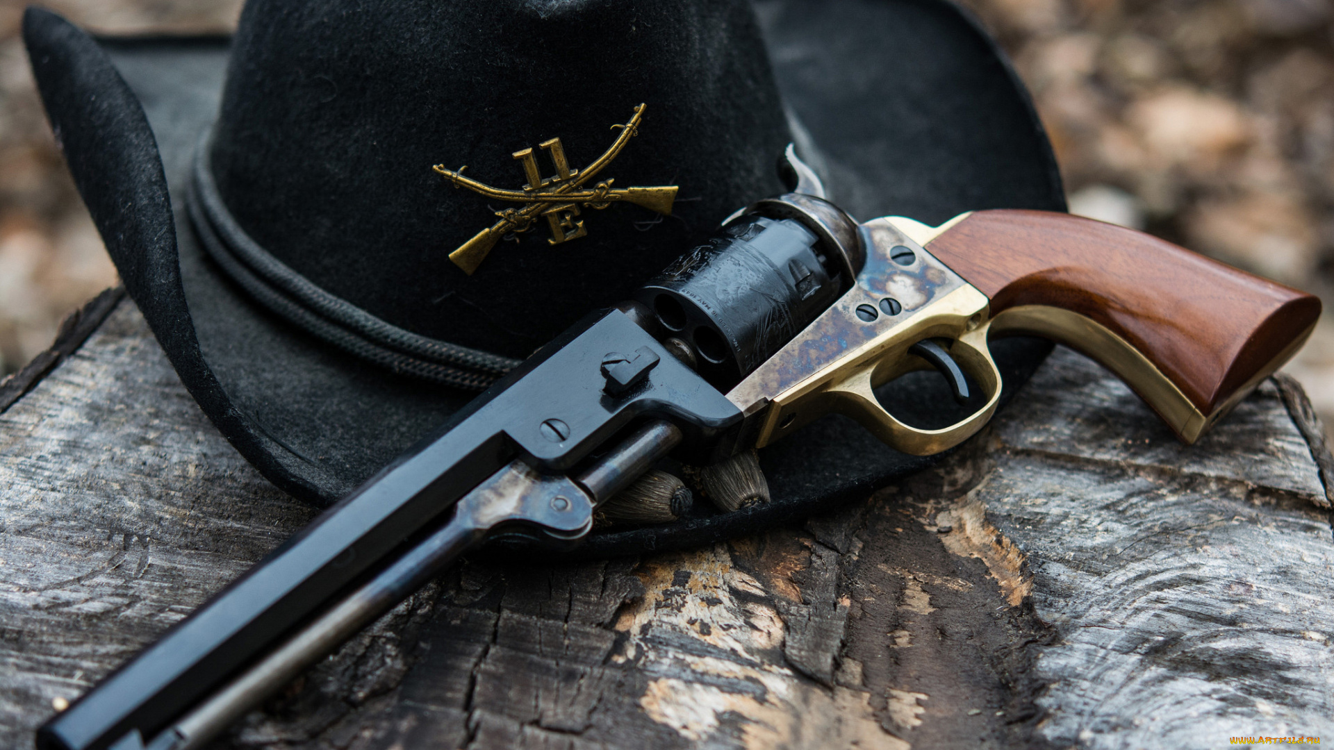 оружие, револьверы, colt, шляпа, uberti, replica, револьвер, 1851