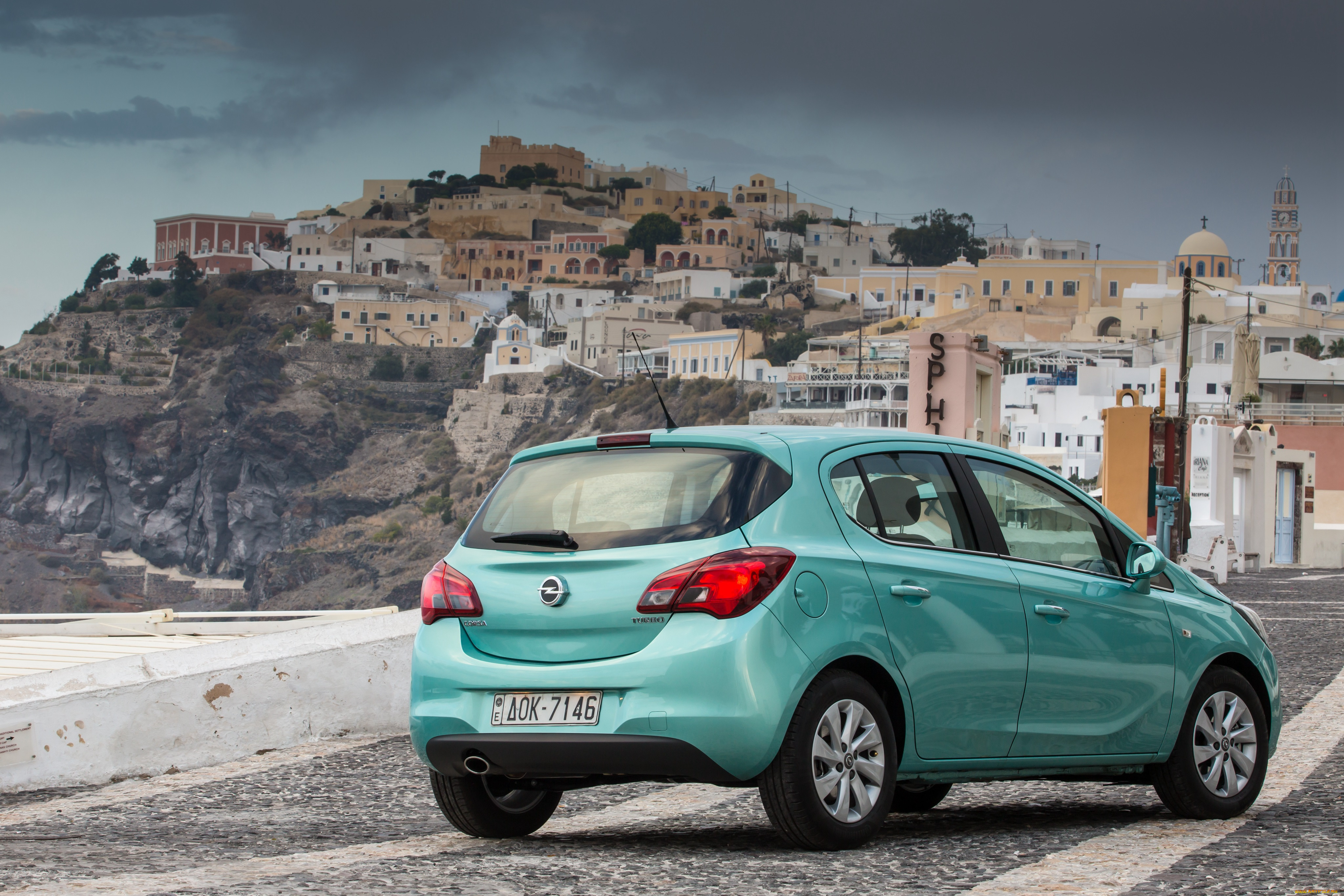 автомобили, opel, corsa, 5-door, e, 2014, г, синий