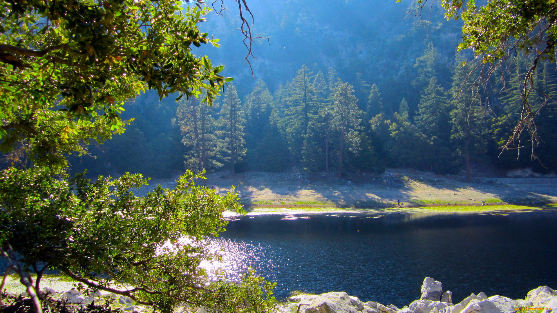 природа, реки, озера, камни, берег