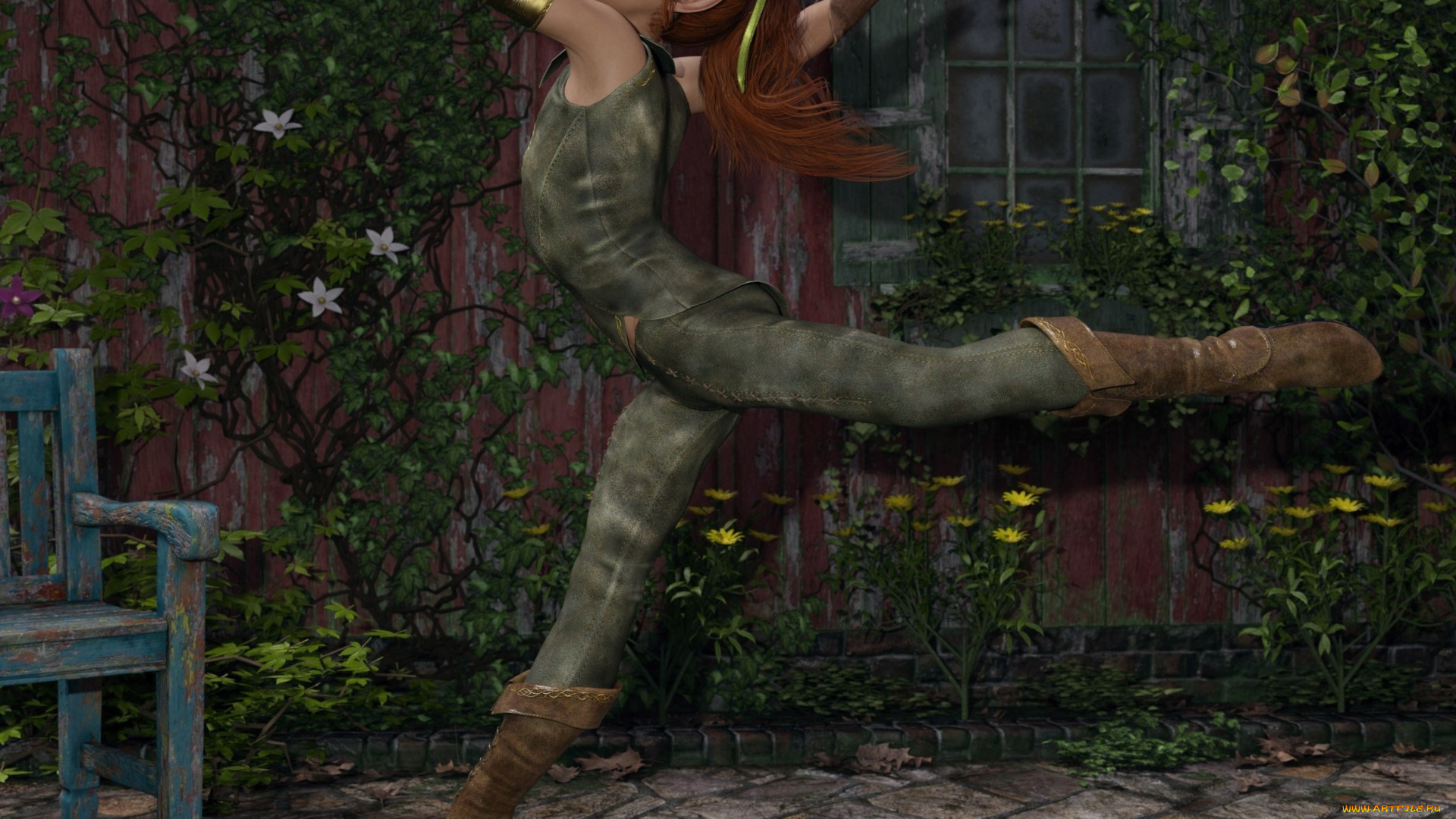 3д, графика, эльфы, , elves, эльфийка, взгляд, фон