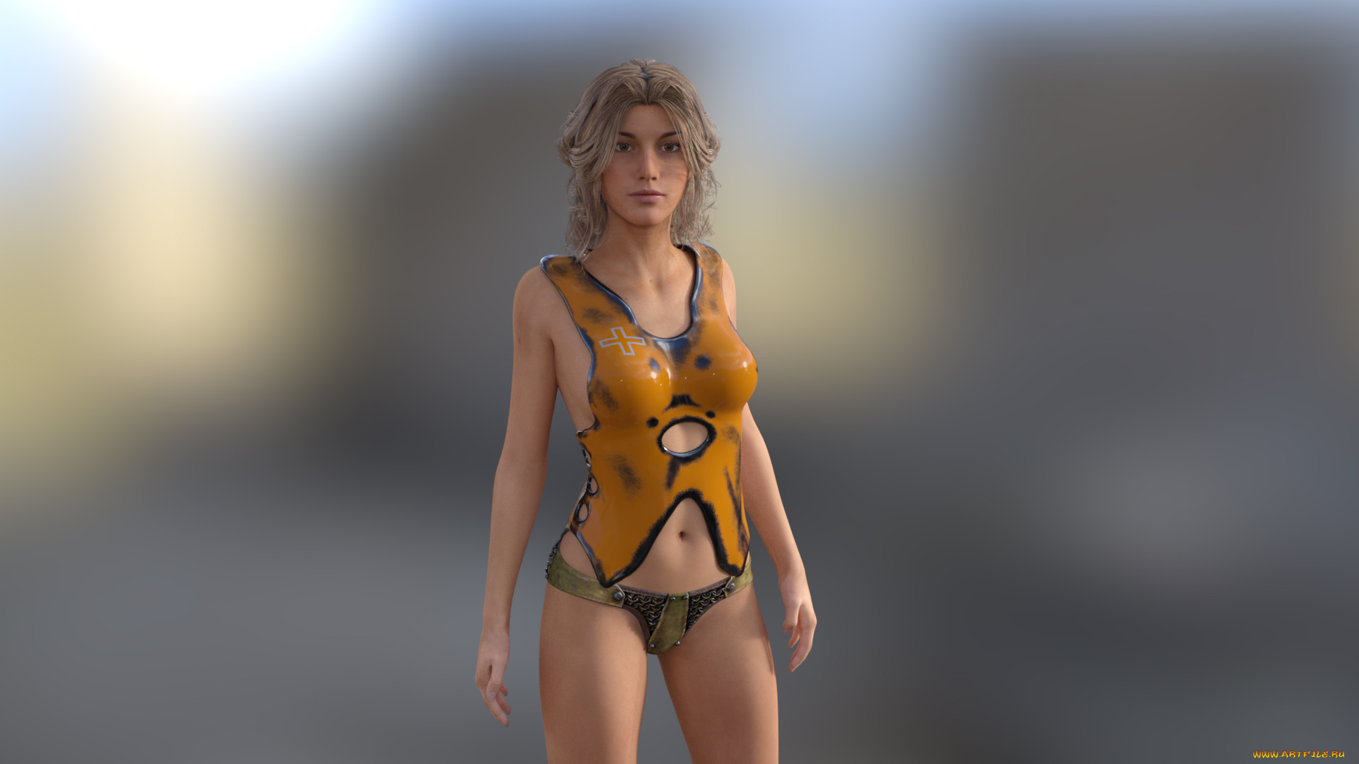 3д, графика, люди, , people, девушка, взгляд, фон