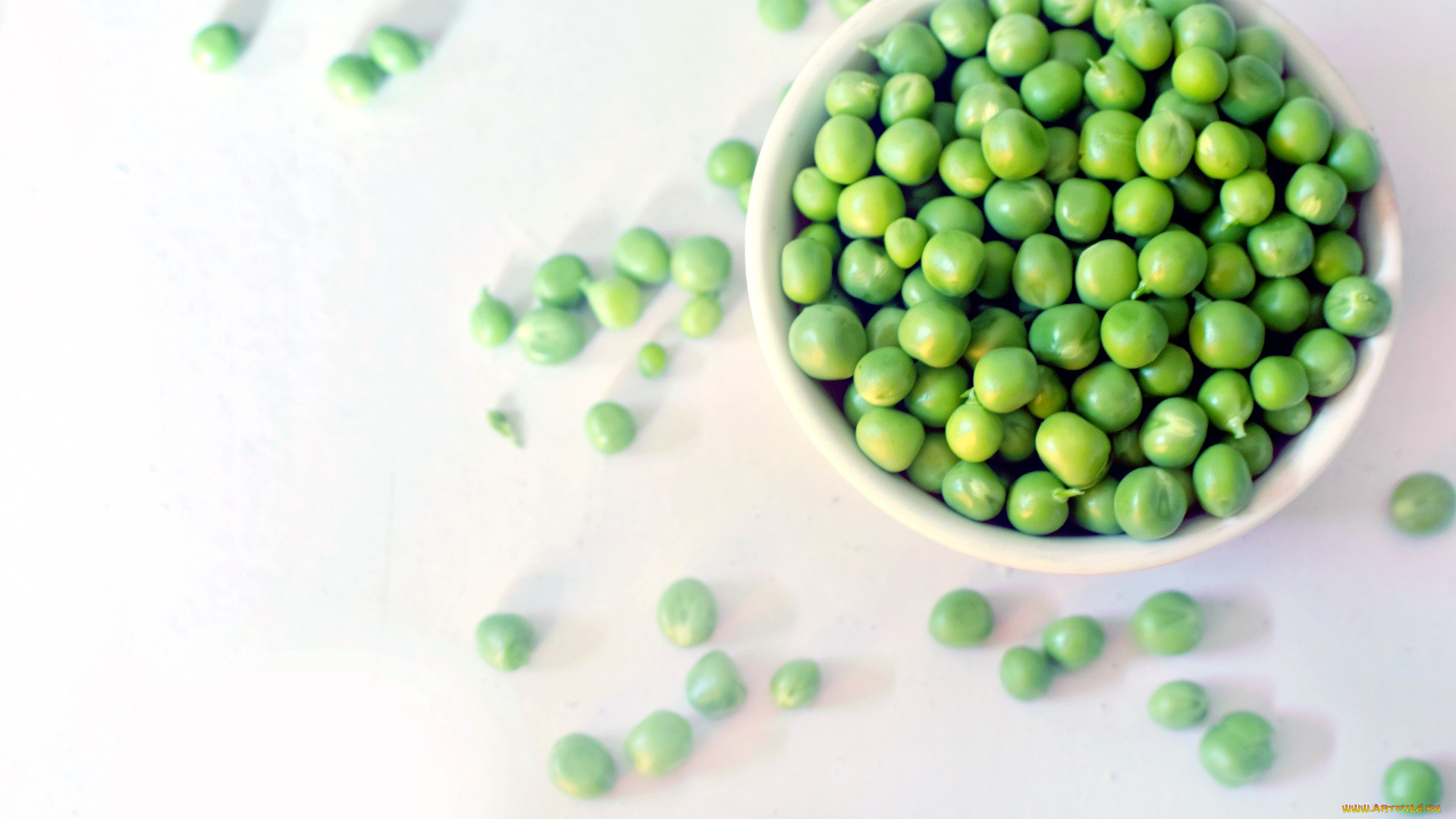 еда, бобовые, горошек, зеленый