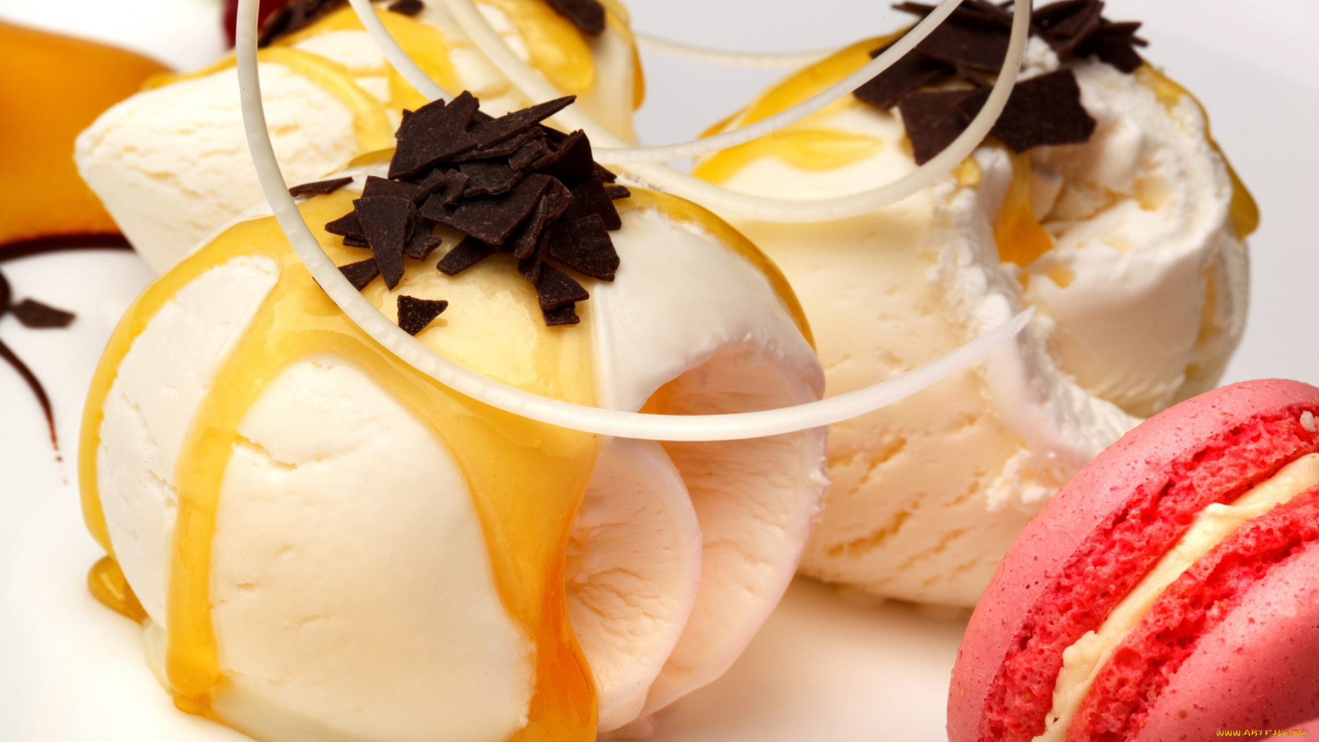 еда, мороженое, , десерты, десерт, сладкое, шоколад, macaron, шарики