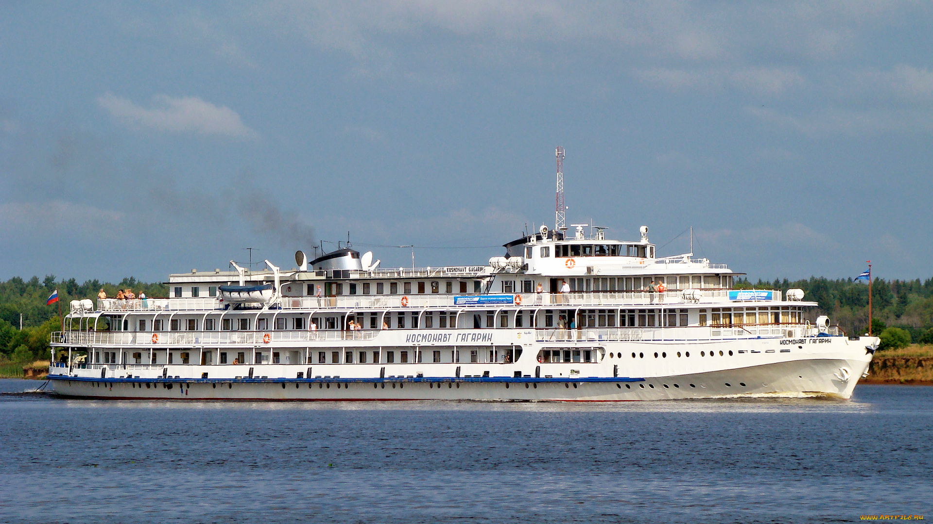 космонавт, гагарин, корабли, теплоходы, космонавт, гагарин, теплоход, построенный, в, германии, трехпалубный, проект, 588