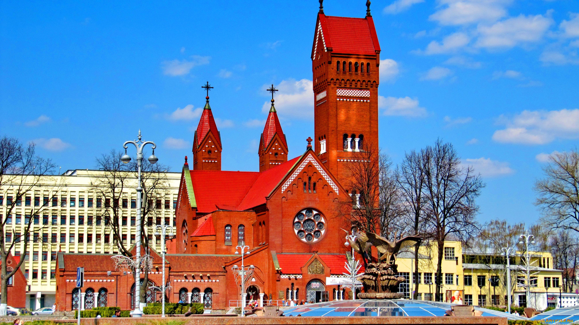 минск, города, минск, , беларусь, костёл