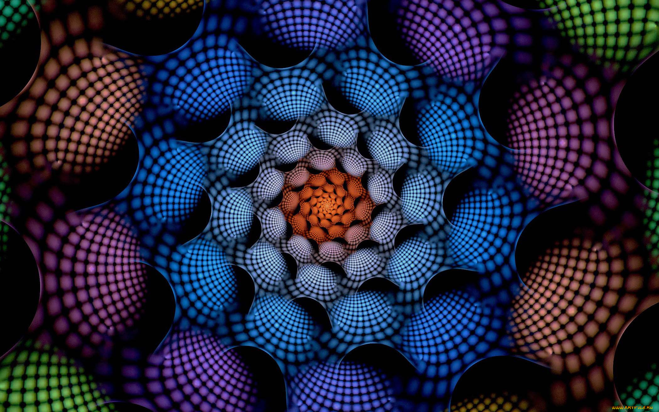 3д, графика, фантазия, , fantasy, узор, фон, цвета